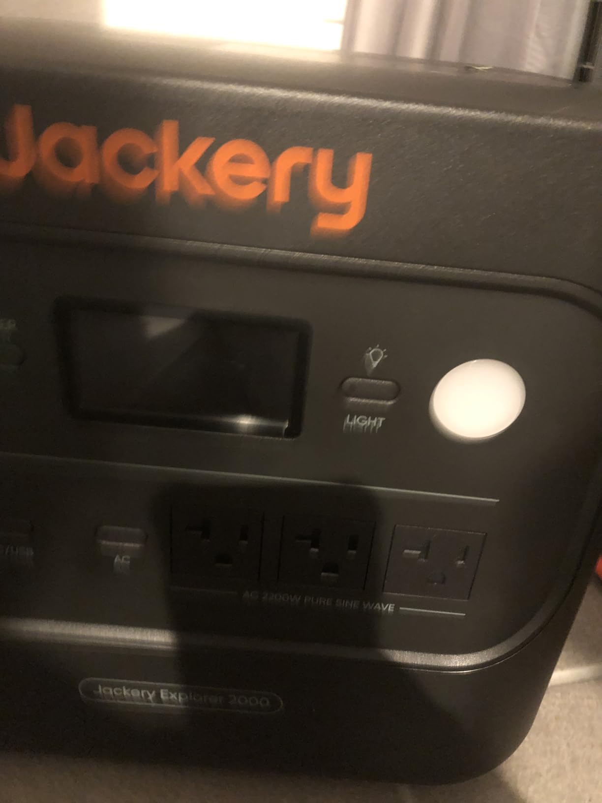 Jackery Explorer 2000 v2 and 2x200W Solar Panels, 2042Wh, 2200W AC Output customer photo 2