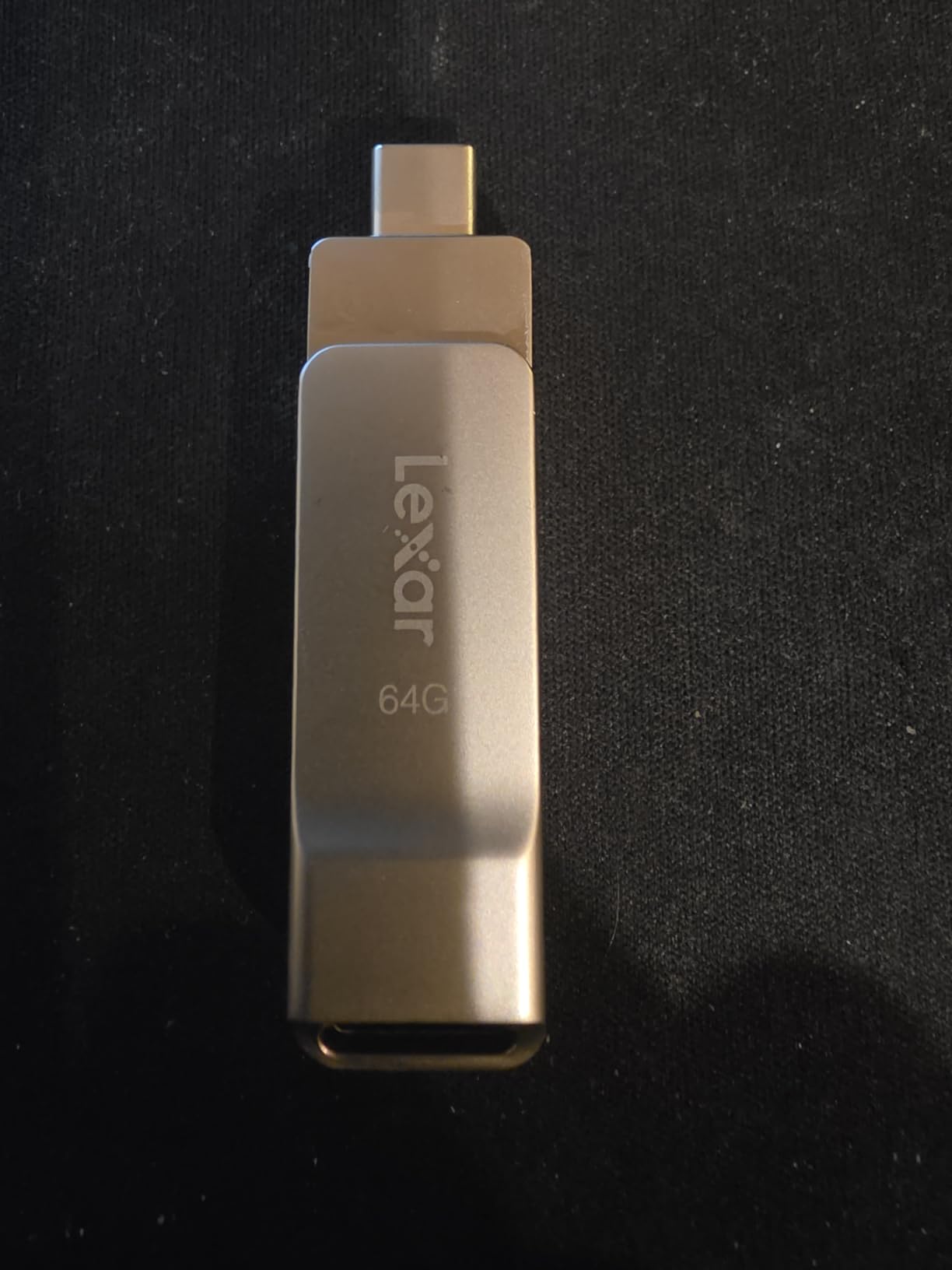 Lexar D40E 256GB Dual USB 3.2 Gen 1 Type-C Jump Drive, Champagne Silver customer photo 1