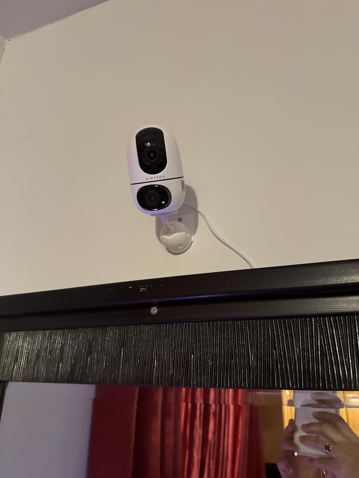 VIRTAVO Pet Camera Indoor No Subscription, for Dog Cat Baby, 360° PTZ customer photo 2