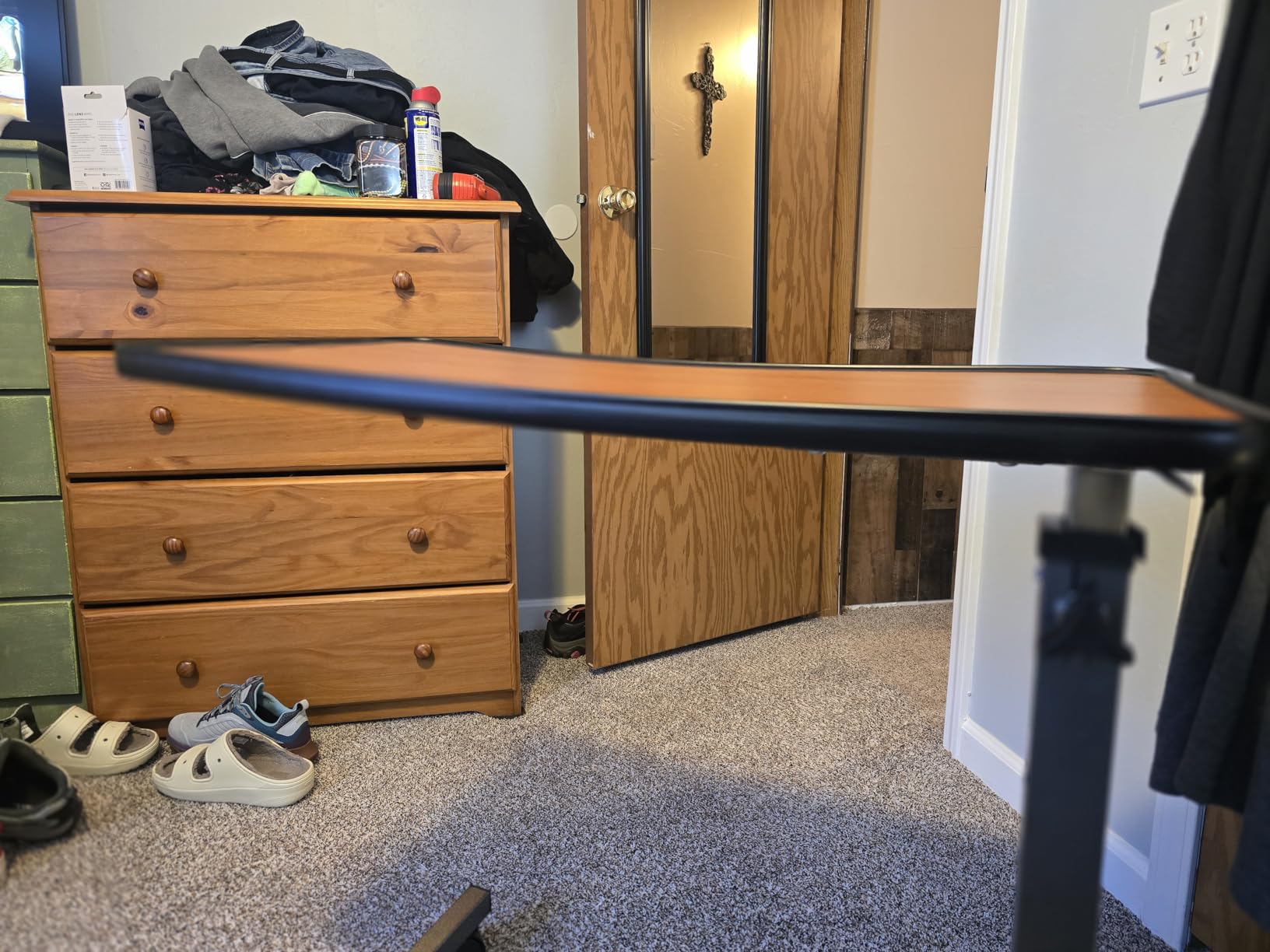Medical king Adjustable Overbed Bedside Table Hospital Table customer photo 1