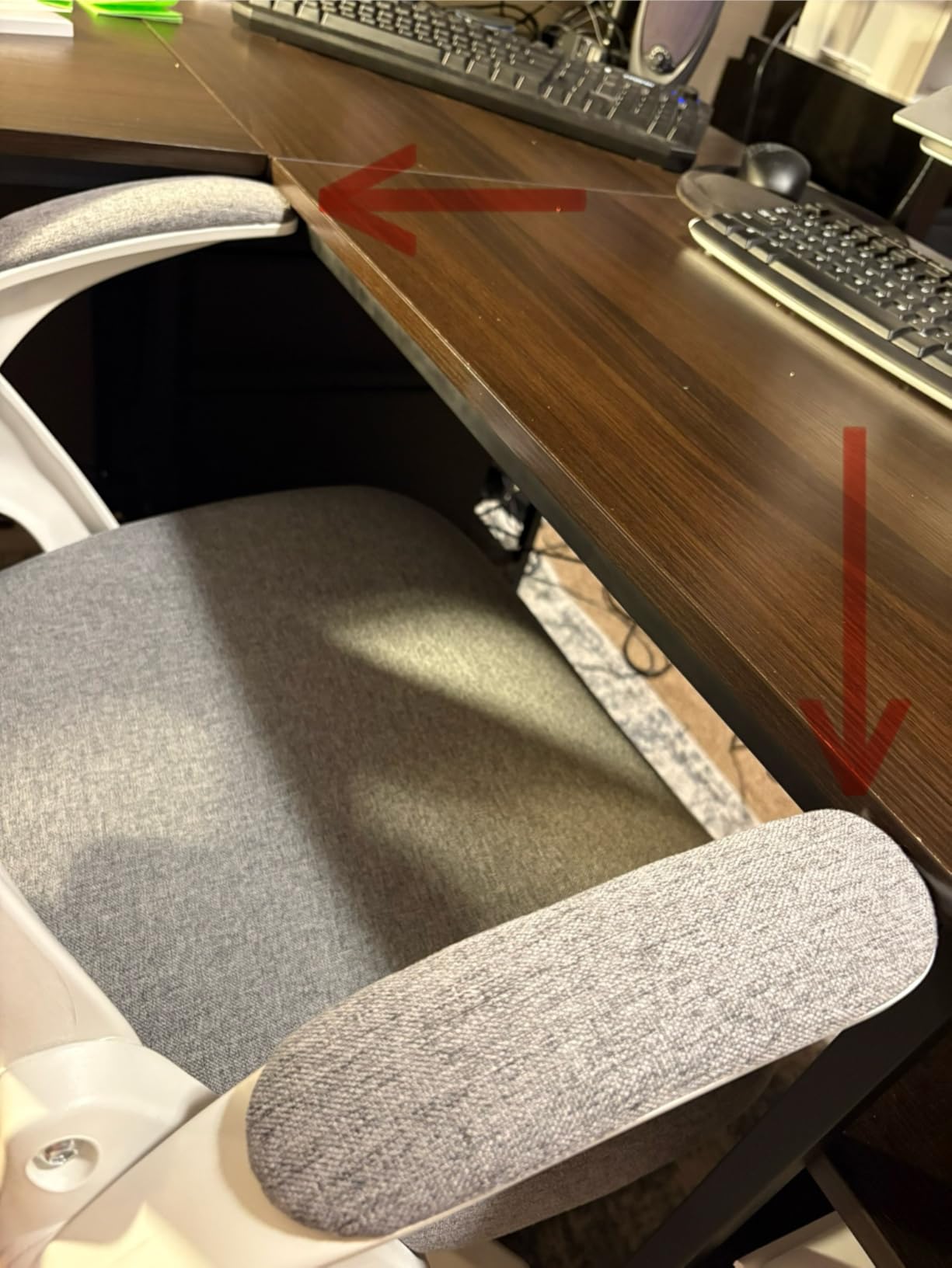 NEO CHAIR Office Desk Chair High Back Mesh Chair Adjustable Lumbar, Black | Ergonomic High-Back Design with Breathable Mesh, Flip-Up Armrests, Comfortable Support for Home office or Computer Work customer photo 1