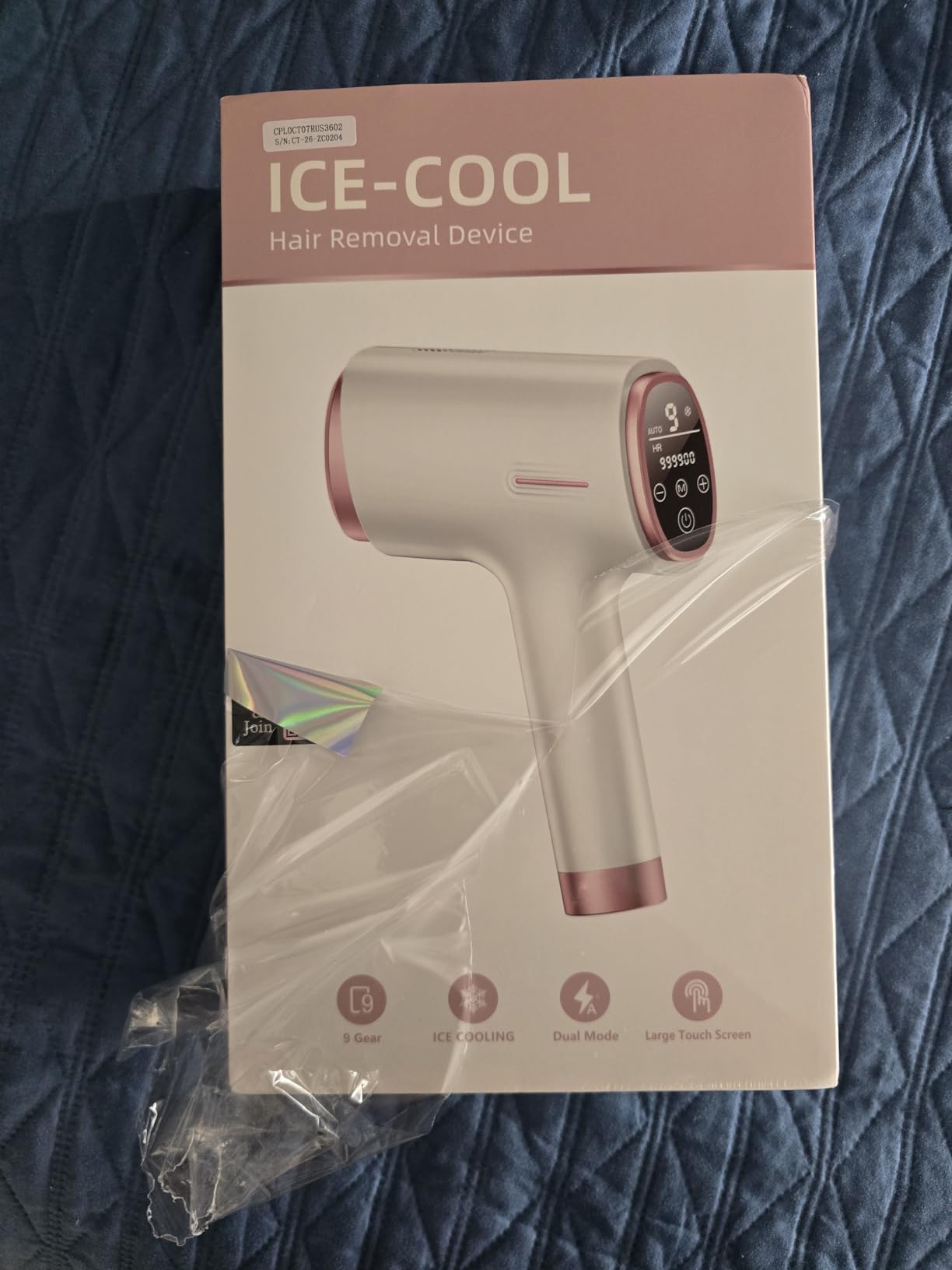 Ubroo IPL Laser Hair Removal Device, 21J Energy, 96% Hair Reduction, 41°F Ice Cooling for Women & Men, Face Bikini Underarm, Safe & Painless, At-Home Professional Results customer photo 1