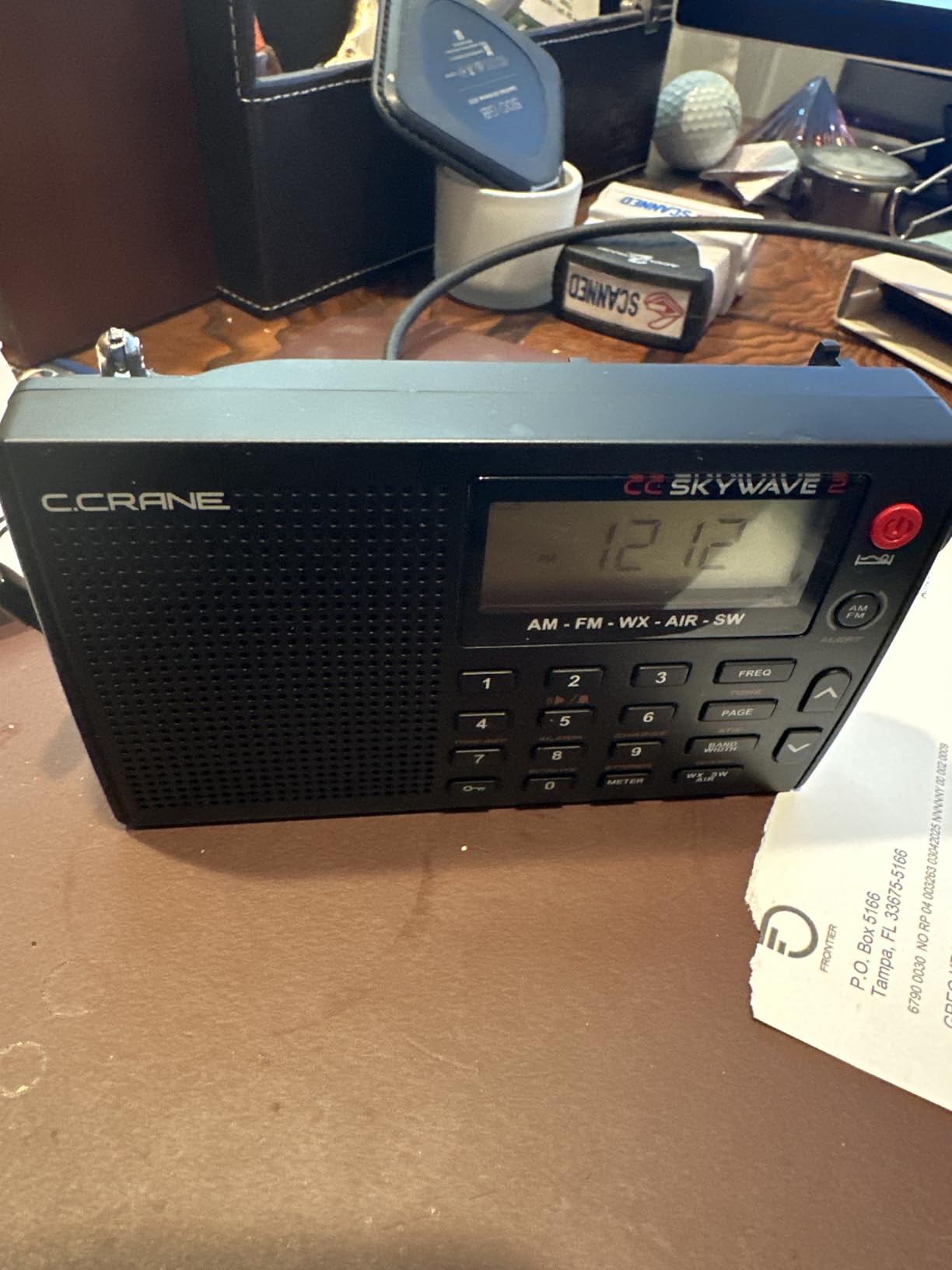 C. Crane CCRadio Solar with Bluetooth Receiving, Emergency Crank NOAA Weather AM/FM– Multi Powered Radio - Built in LED Flashlight and Cellphone Charger customer photo 2
