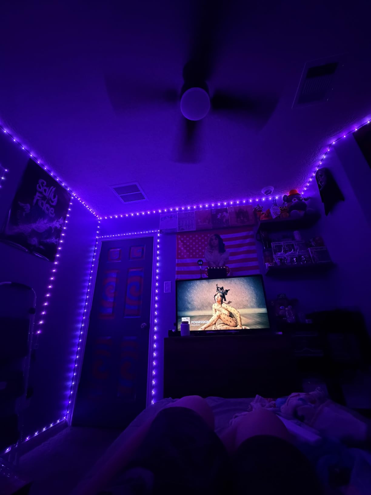 DAYBETTER LED Strip Lights 110ft, RGB Music Sync Smart App Control 1 Roll customer photo 2