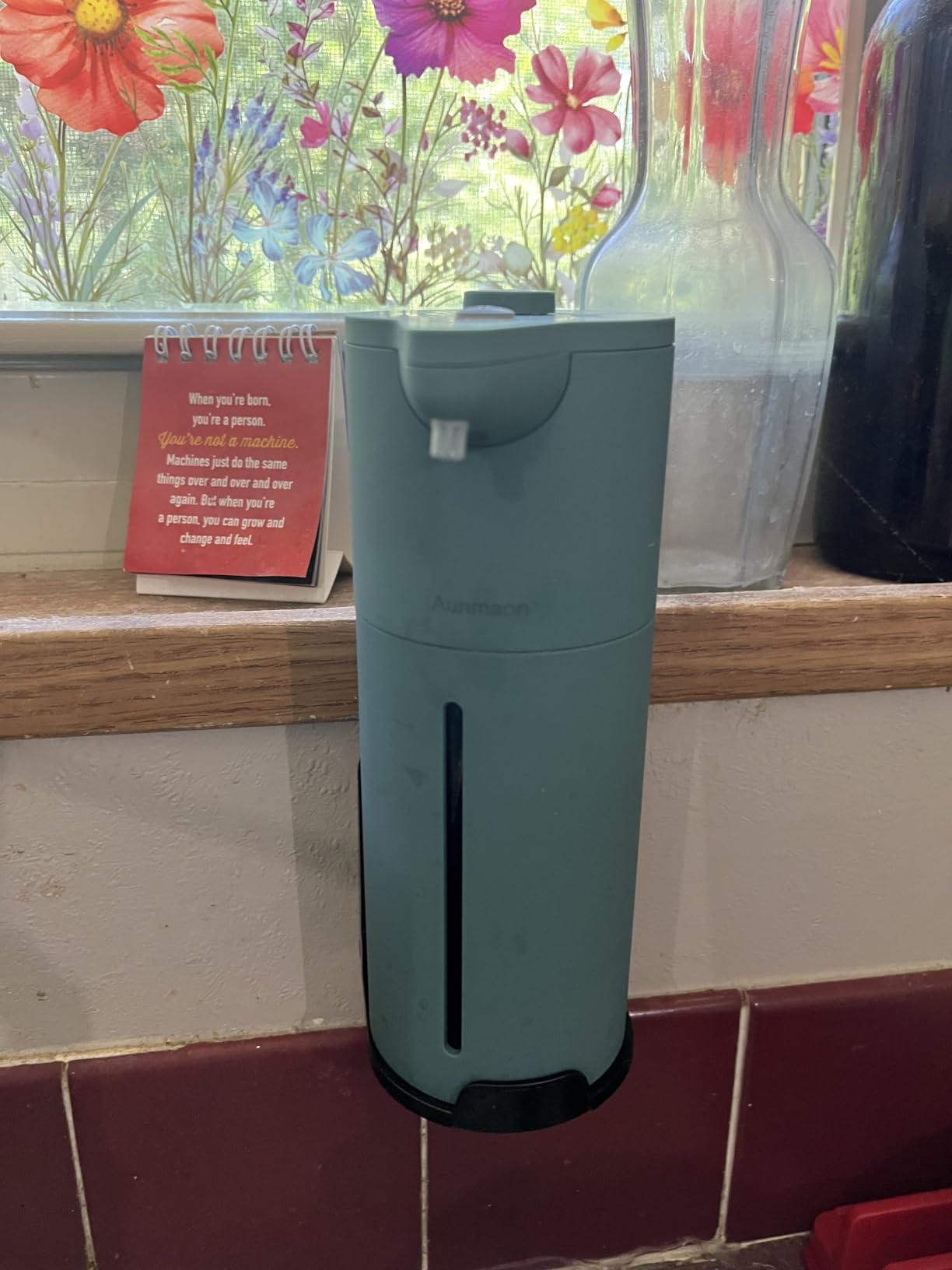 Automatic Soap Dispenser Touchless,15-Level,Kitchen Sink Bathroom Black customer photo 1