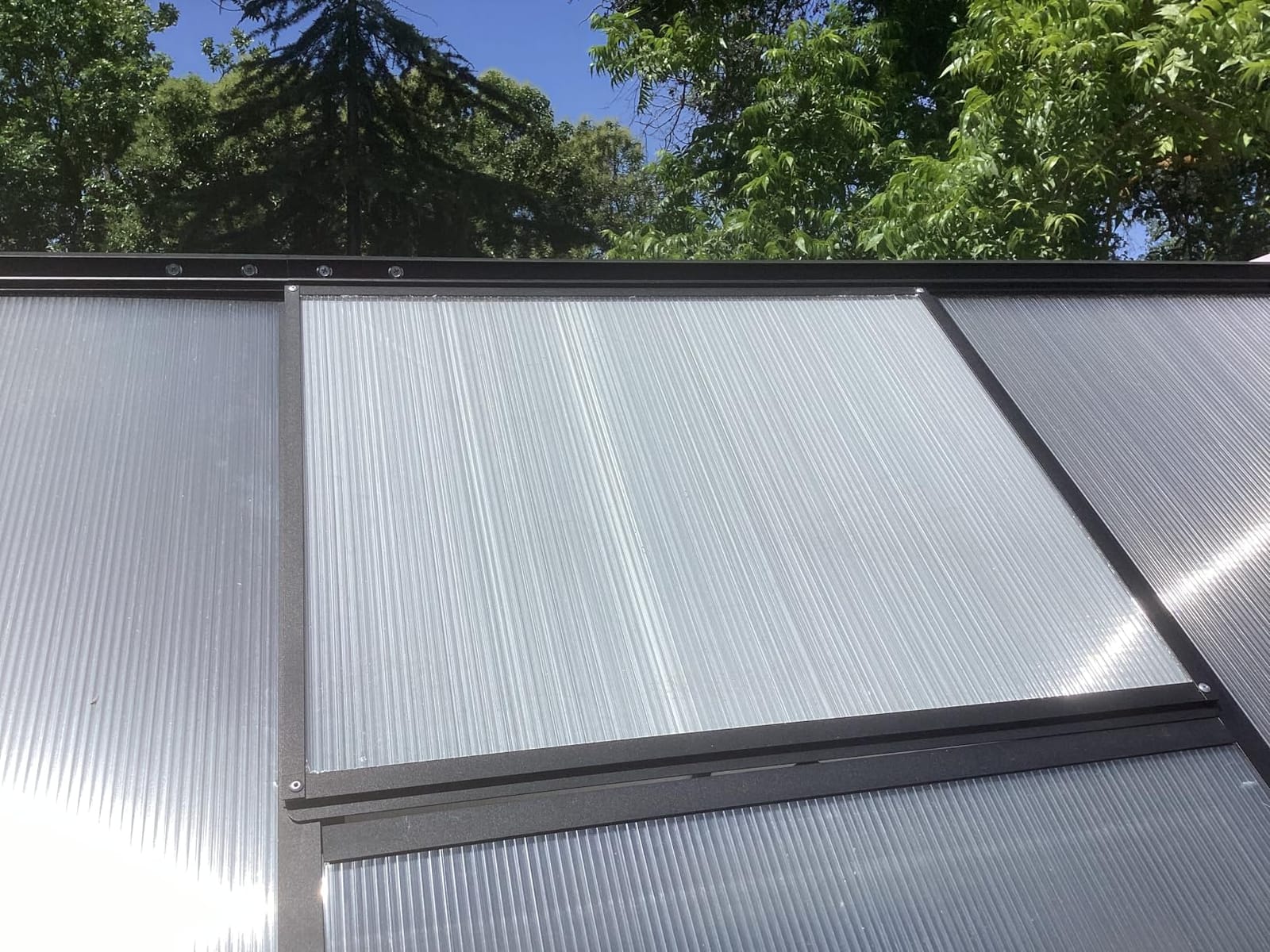 8X14FT Green House with Thermometers, Large Aluminum Greenhouse for Outdoor customer photo 2