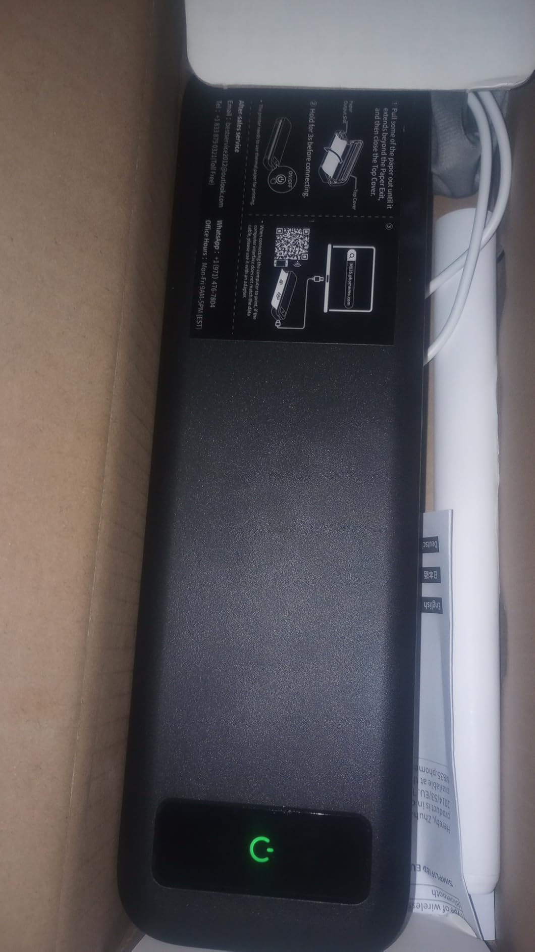 Portable Printers Wireless for Travel, A285M Small Inkless Thermal Printer customer photo 2