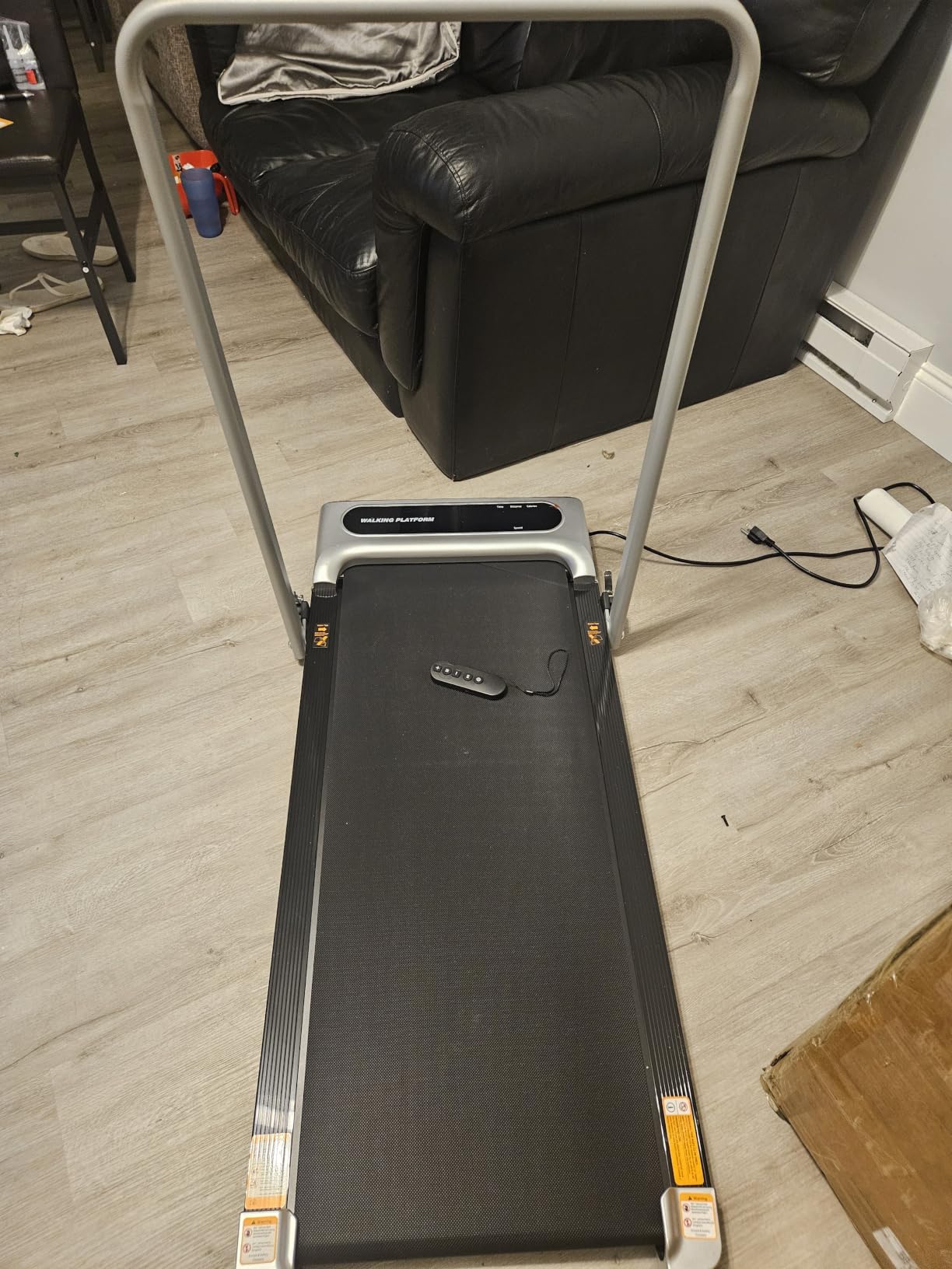 Yagud Walking Pad, Walking Pad Treadmill for Home Office, Portable Under Desk Treadmill with Remote Control and LED Display, Walking Jogging Running Machine customer photo 2