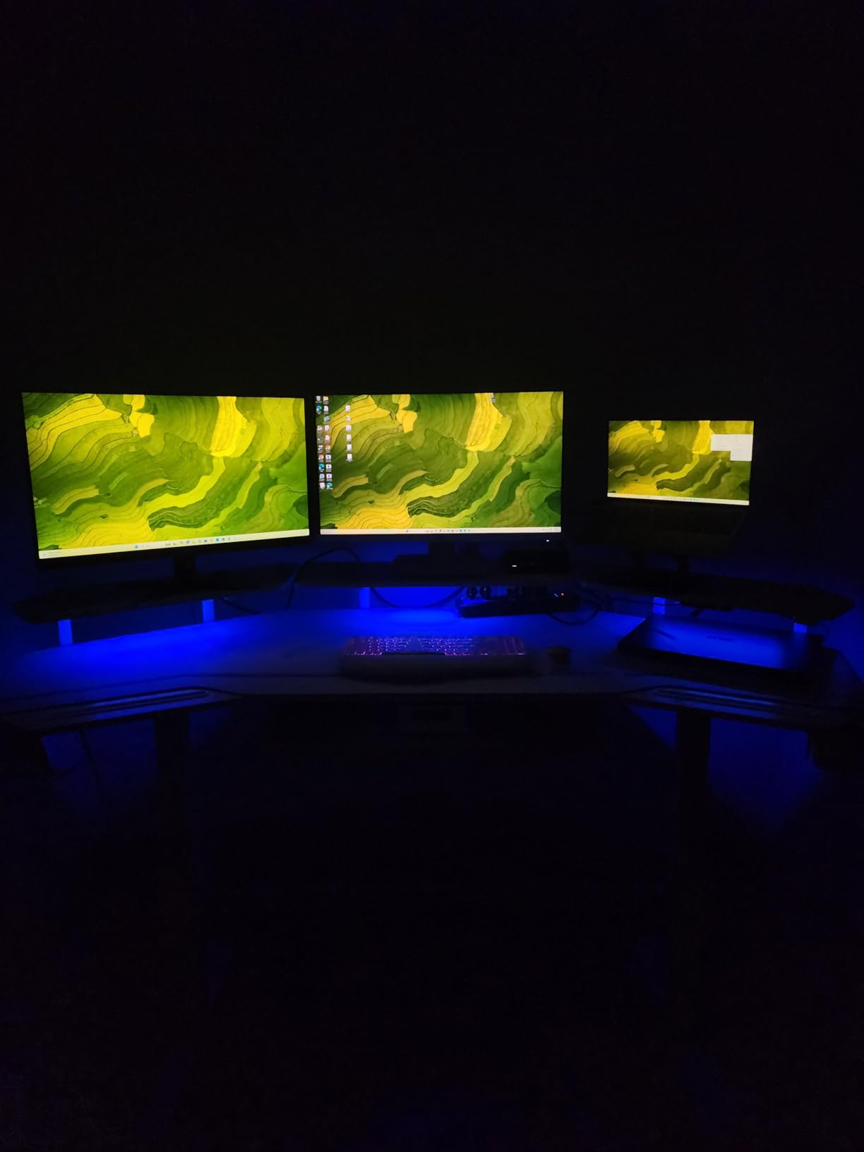 Standing Gaming Desk with Dual Motor, 63