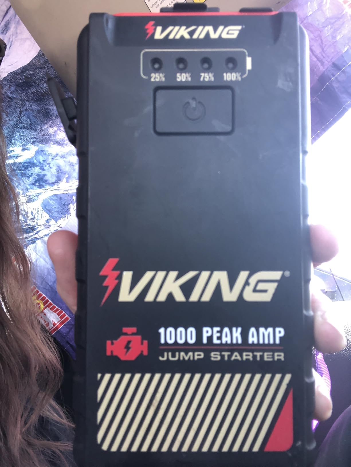 Viking 1000 Peak Amp Lithium-Ion Jump Starter and Power Bank customer photo 2