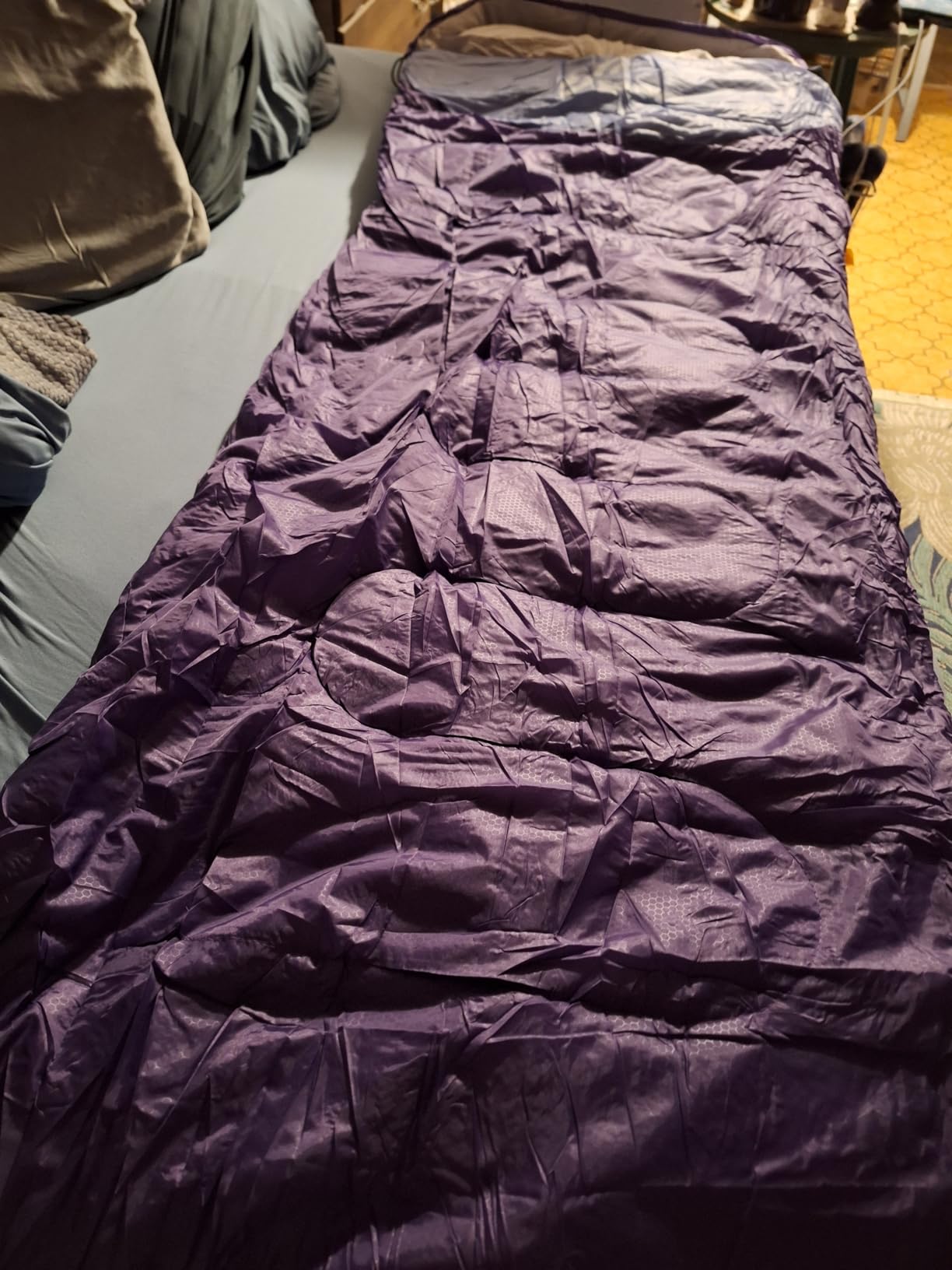Sportneer Sleeping Bag, 3 Seasons Warm Cold Weather Sleeping Bags for Adults Kids Boys Girls with Compression Sack- Lightweight Camping Essentials Gear Accessories, Backpacking, Hiking customer photo 2