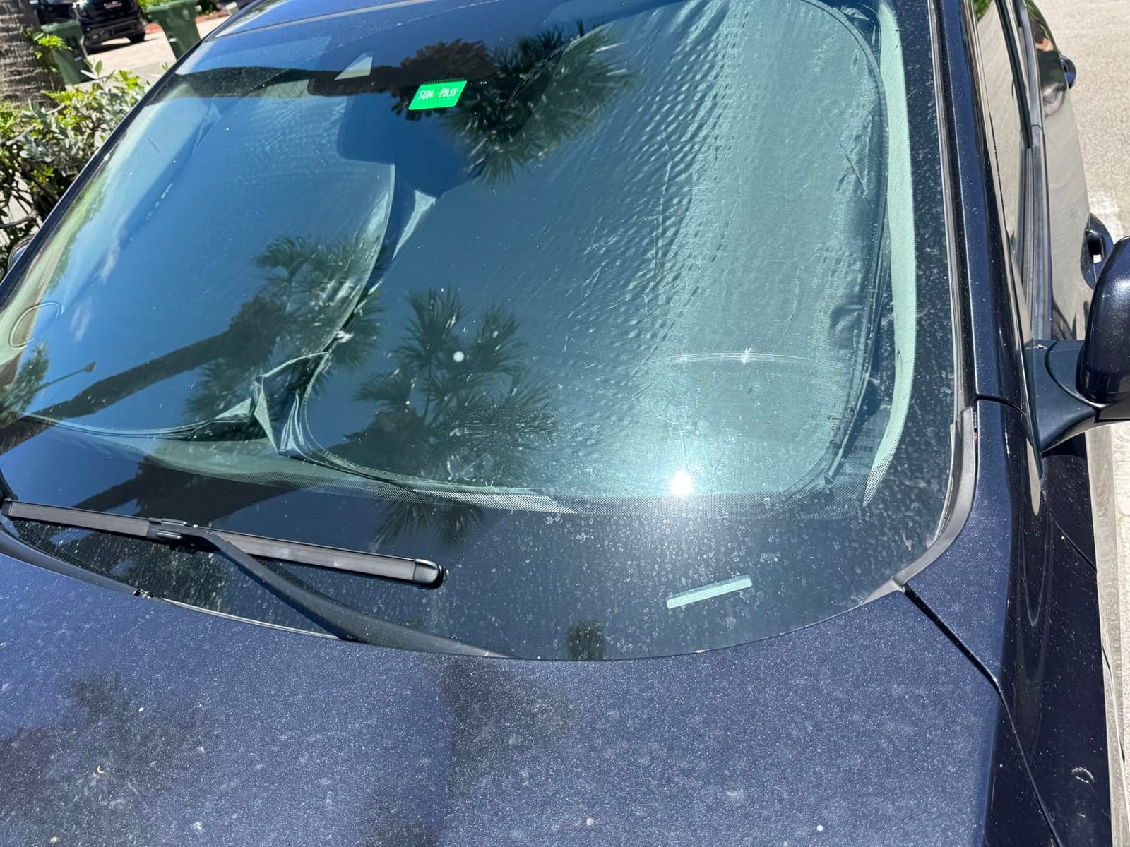 SINGARO 300T Universal Car Windshield Sun Shade, Foldable Reflective for Windshield & Window Shades with Overlapping Design, Car Interior Accessories (58