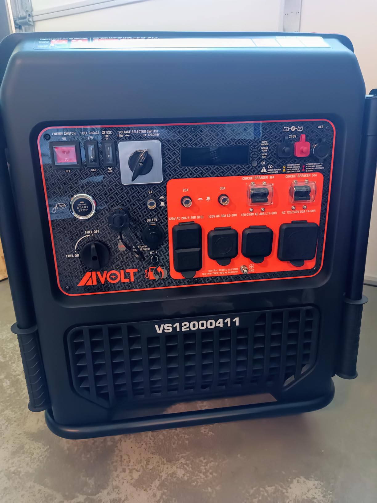 AIVOLT 4300W Dual Fuel Inverter Generator 53dB Quiet for RV Camp Home customer photo 1