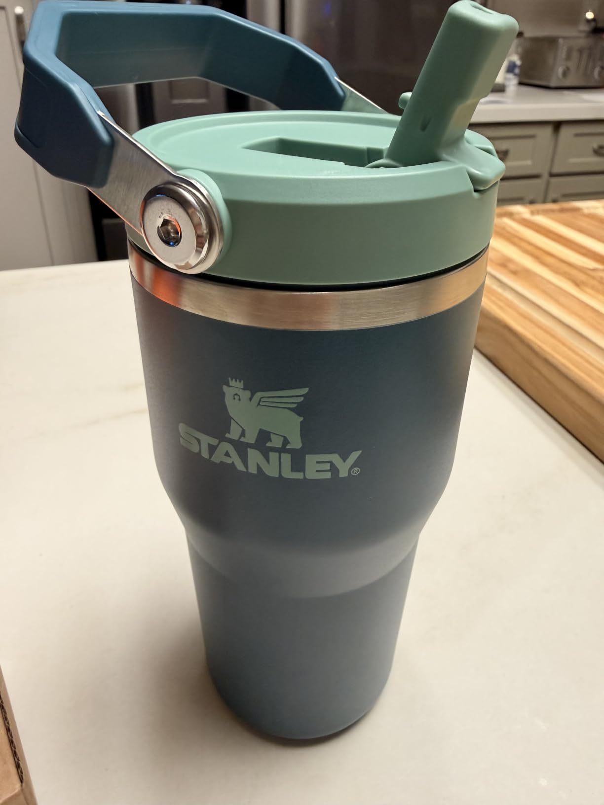 STANLEY IceFlow 2.0 Flip Straw Tumbler, 30 oz, Dried Pine customer photo 2