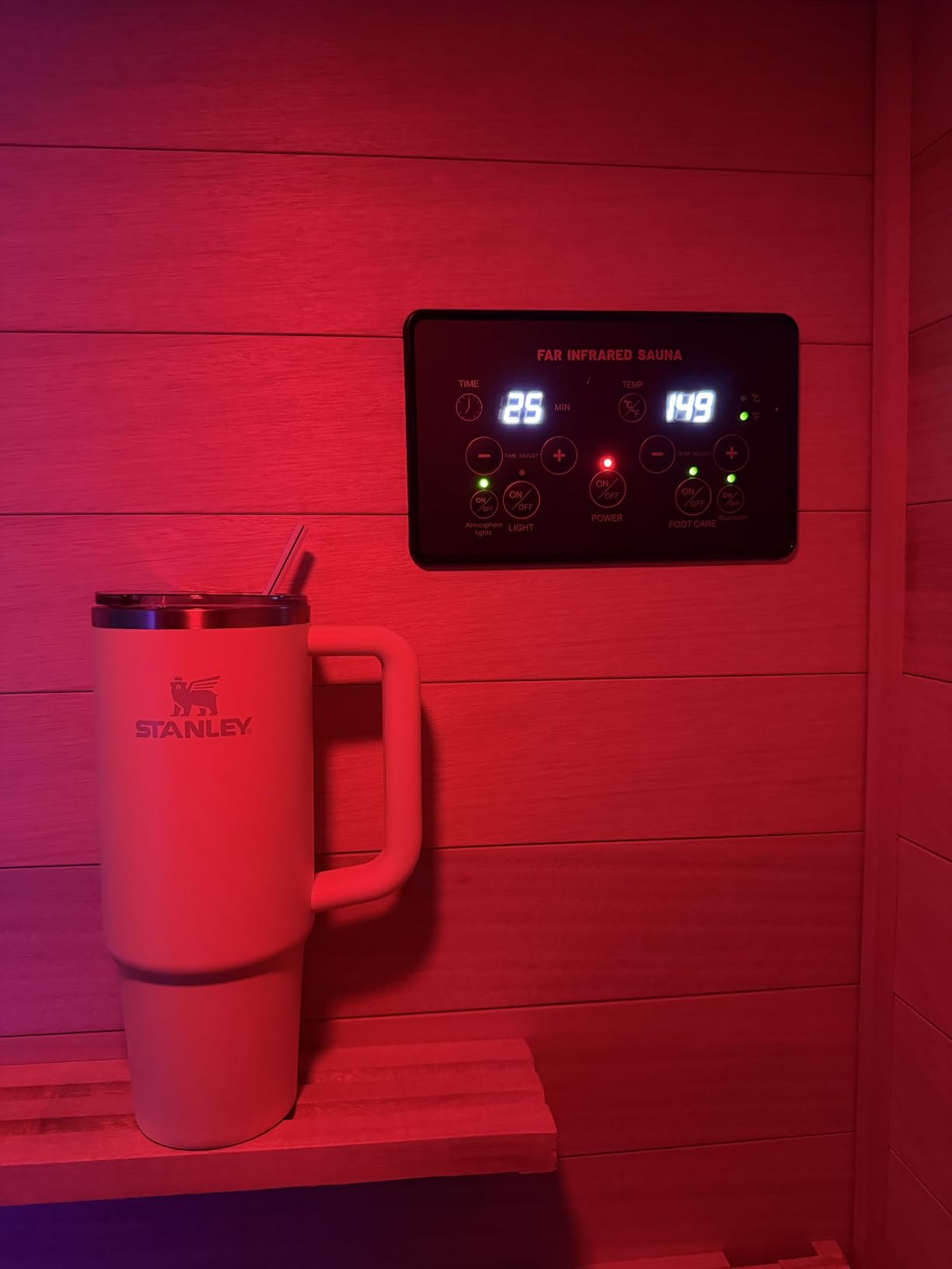 OUTEXER 2-3 Person Corner Sauna Far Infrared 120V 20A Canadian Hemlock customer photo 2