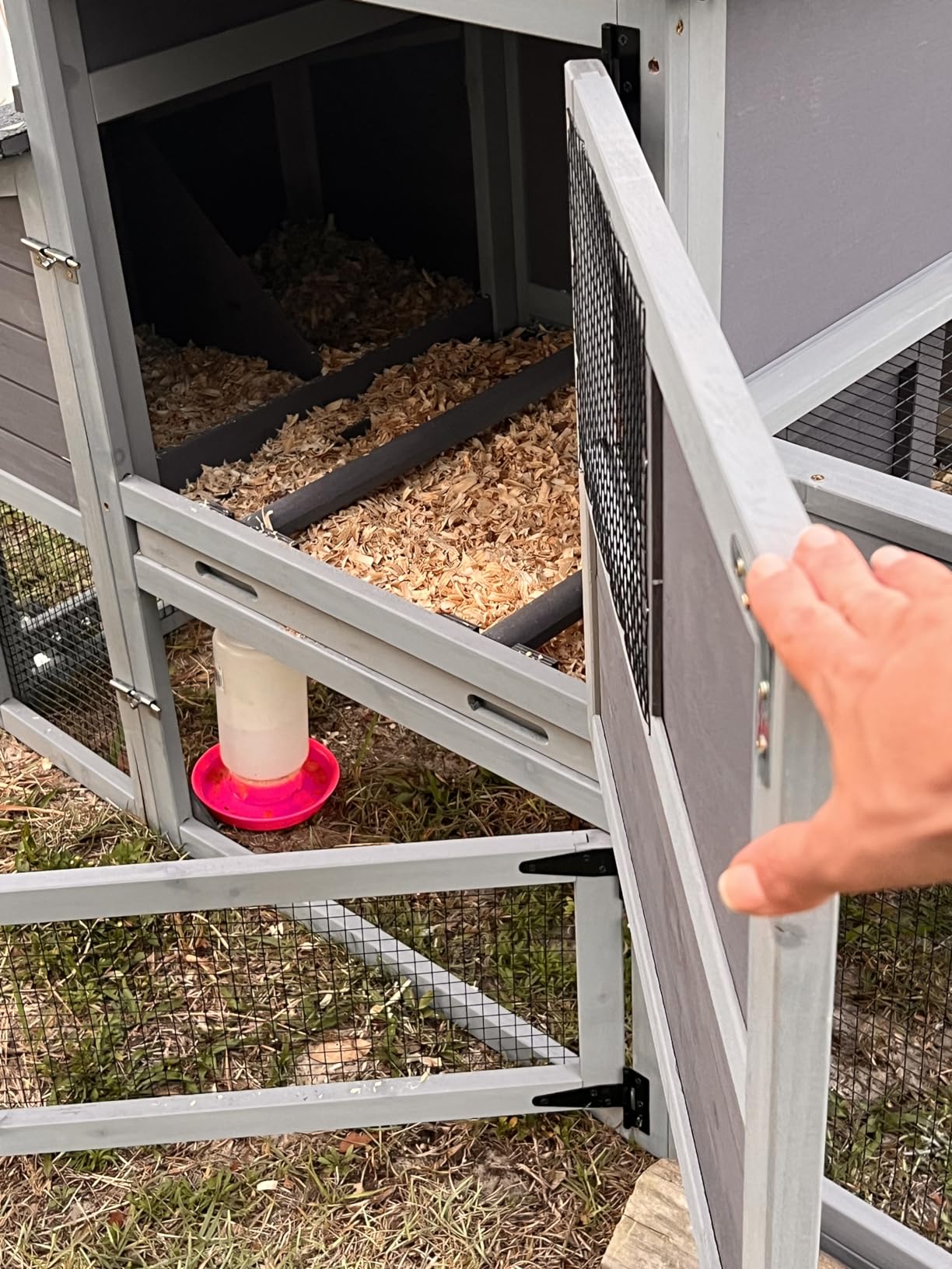Large Chicken Coop for 8-10 Chickens,75.7