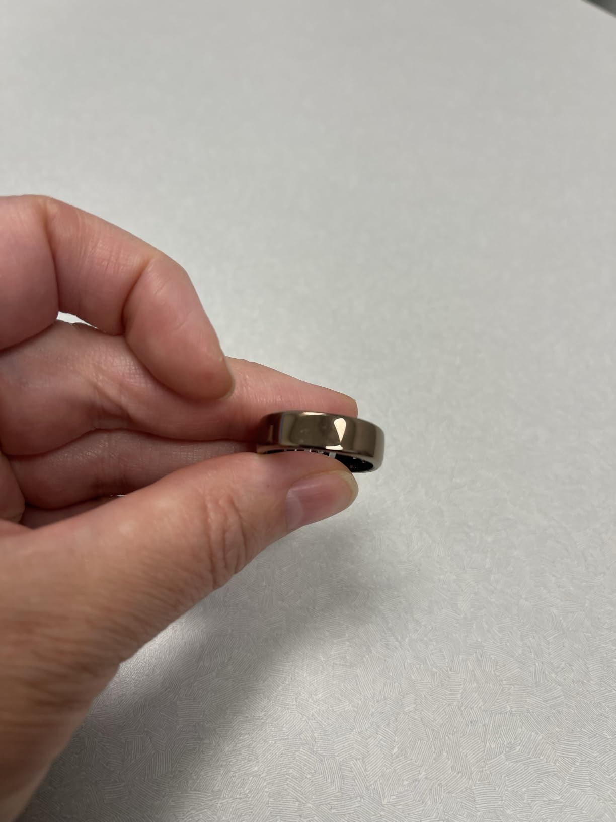 RingConn Gen 2 Air Ultra-Thin Smart Ring(Size 8, Dune Gold) customer photo 1