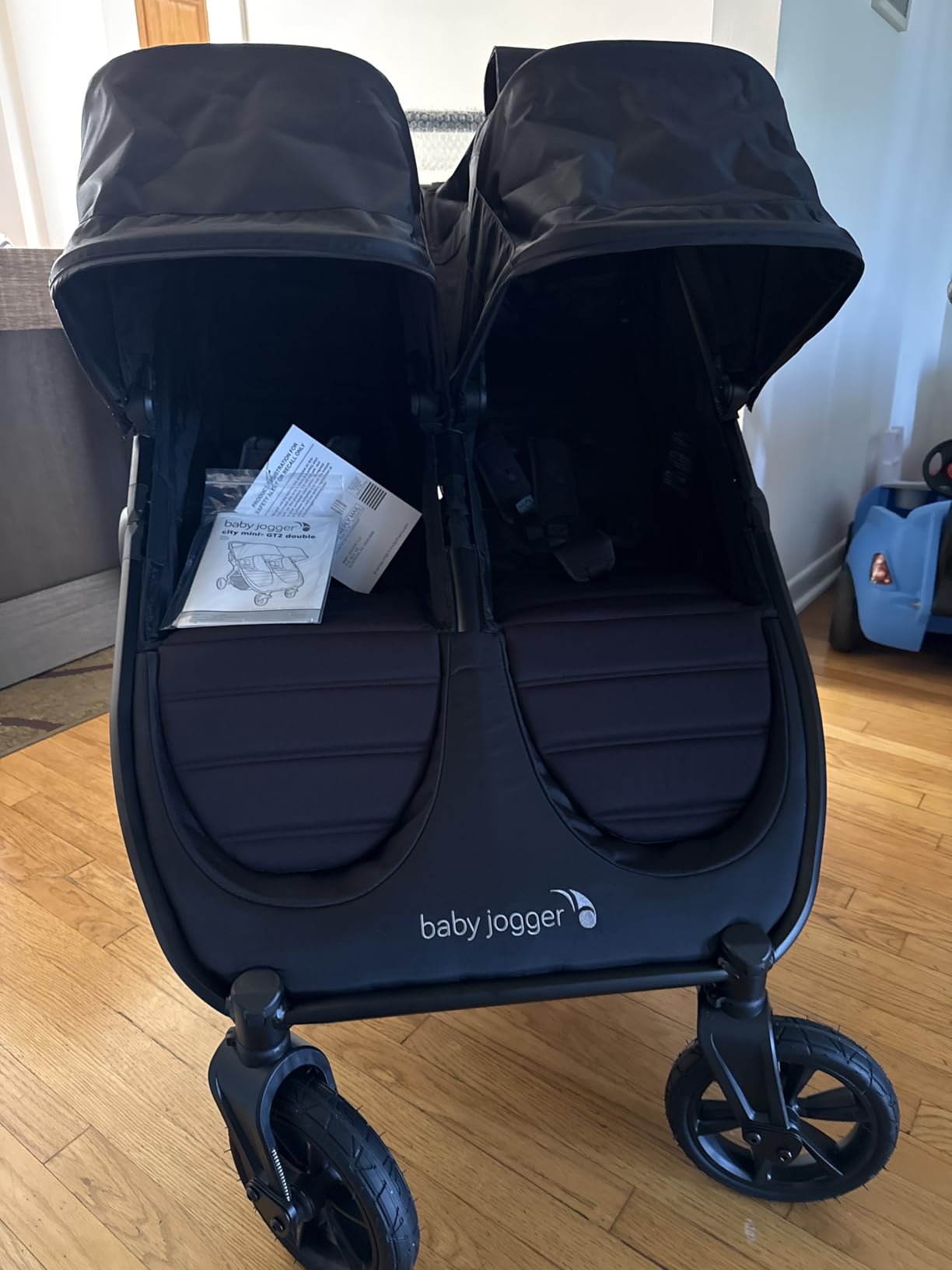 Baby Jogger® City Mini GT3 All Terrain Baby Stroller with Forever Air Rubber Tires, All Wheel Suspension, Lightweight Stroller with Magnetic Buckle, No-Rethread Harness, and Foot Brake, Rich Black customer photo 2