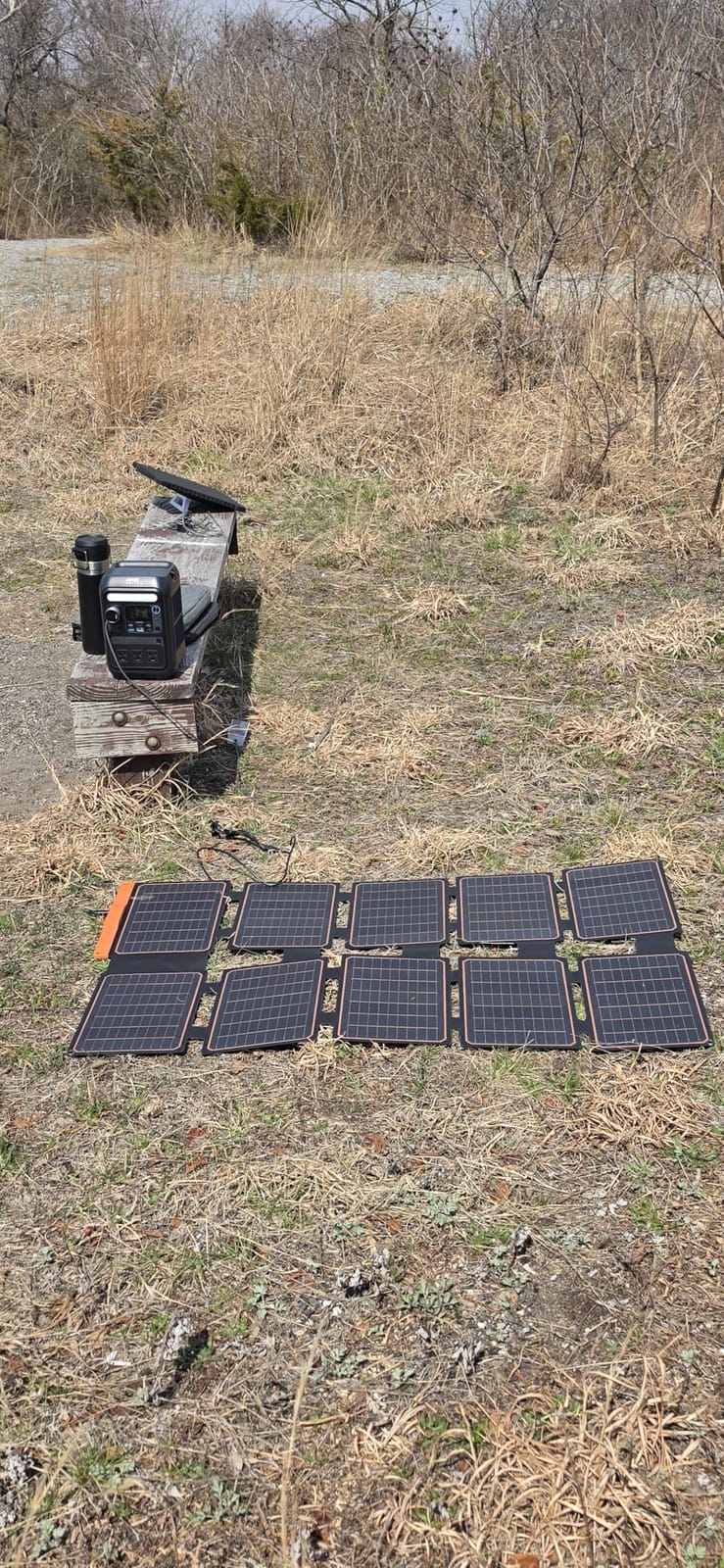 FlexSolar 100W Foldable Portable Solar Panel Charger IP67 Waterproof with PD3.0 USB-C, QC3.0 USB-A & DC Ports; Emergency Power for Power Station, Phones, Power Banks Camping Outdoor Use customer photo 2