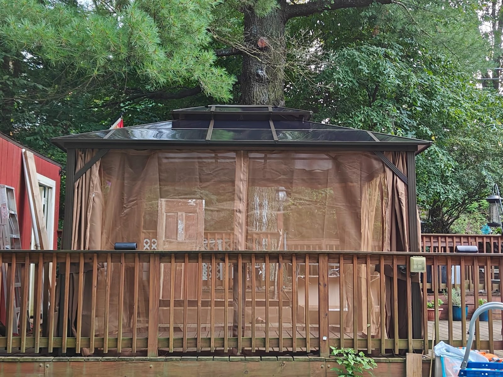 12 Ft. W X 12 Ft. D Aluminum Patio Hardtop Gazebo customer photo 2