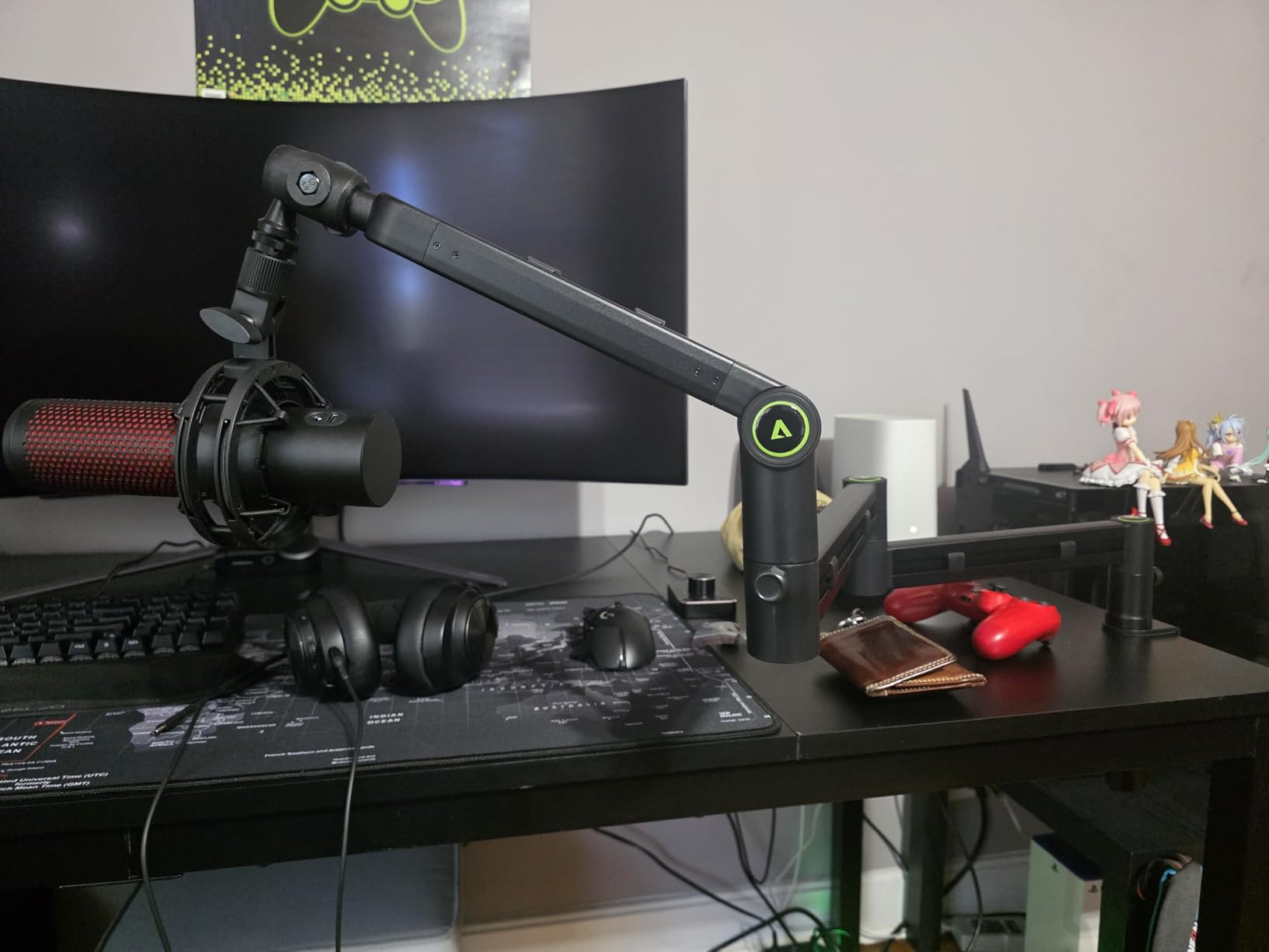 Microphone Arm,Aokeo AK-58i Desk Low Profile Mic Boom Arm Stand,Suitable For Blue Yeti,Snowball iCE,HyperX QuadCast,SoloCast,Elgato Wave,Etc customer photo 2