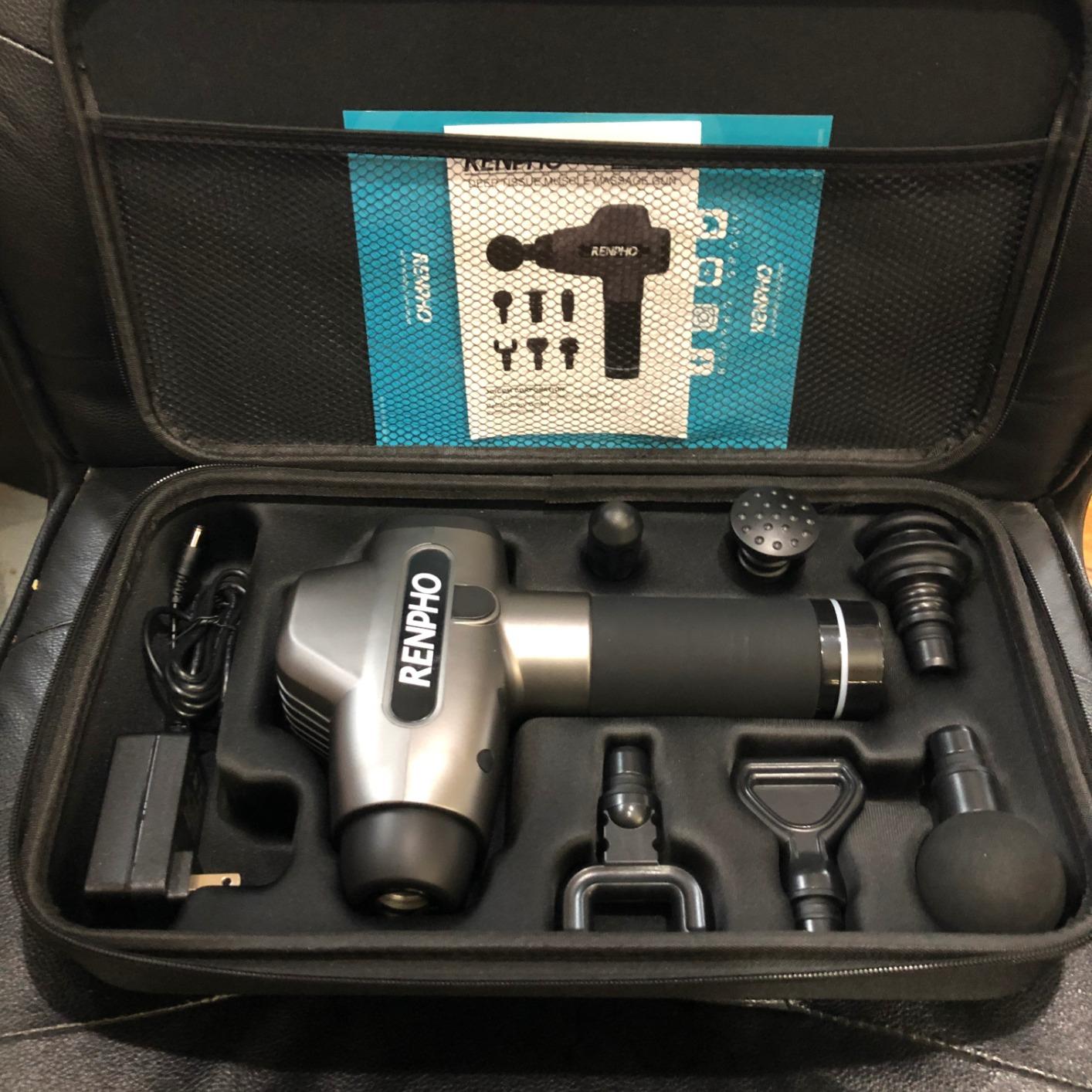 RENPHO Active+ Massage Gun, App-Controlled Guided Courses, Bluetooth customer photo 1