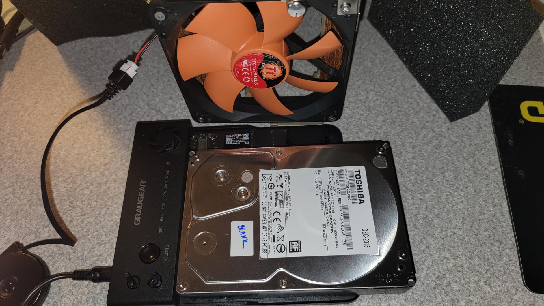 GRAUGEAR M.2 NVMe & SATA SSD/HDD Hard Drive Docking Station & Cloner customer photo 1