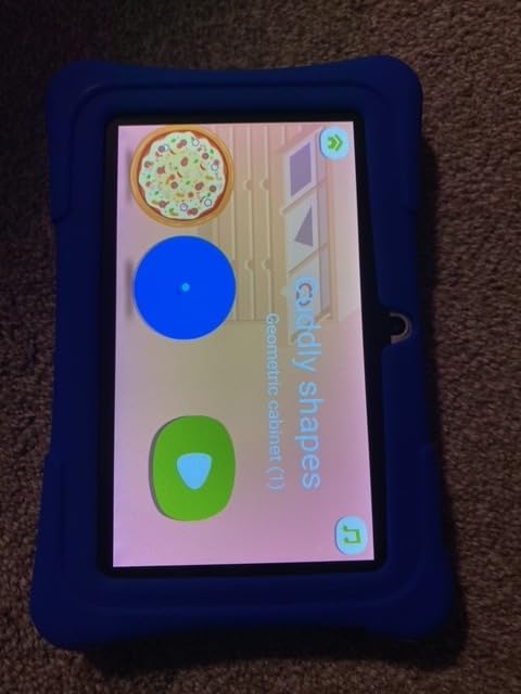 aiprotablet Kids Tablet, 7 inch Android Tablet for Kids, 6GB+32GB 1TB Expand, Quad-Core Tablets with Case, BT, WiFi, Parental Control, Games, Dual Camera (Green) customer photo 2