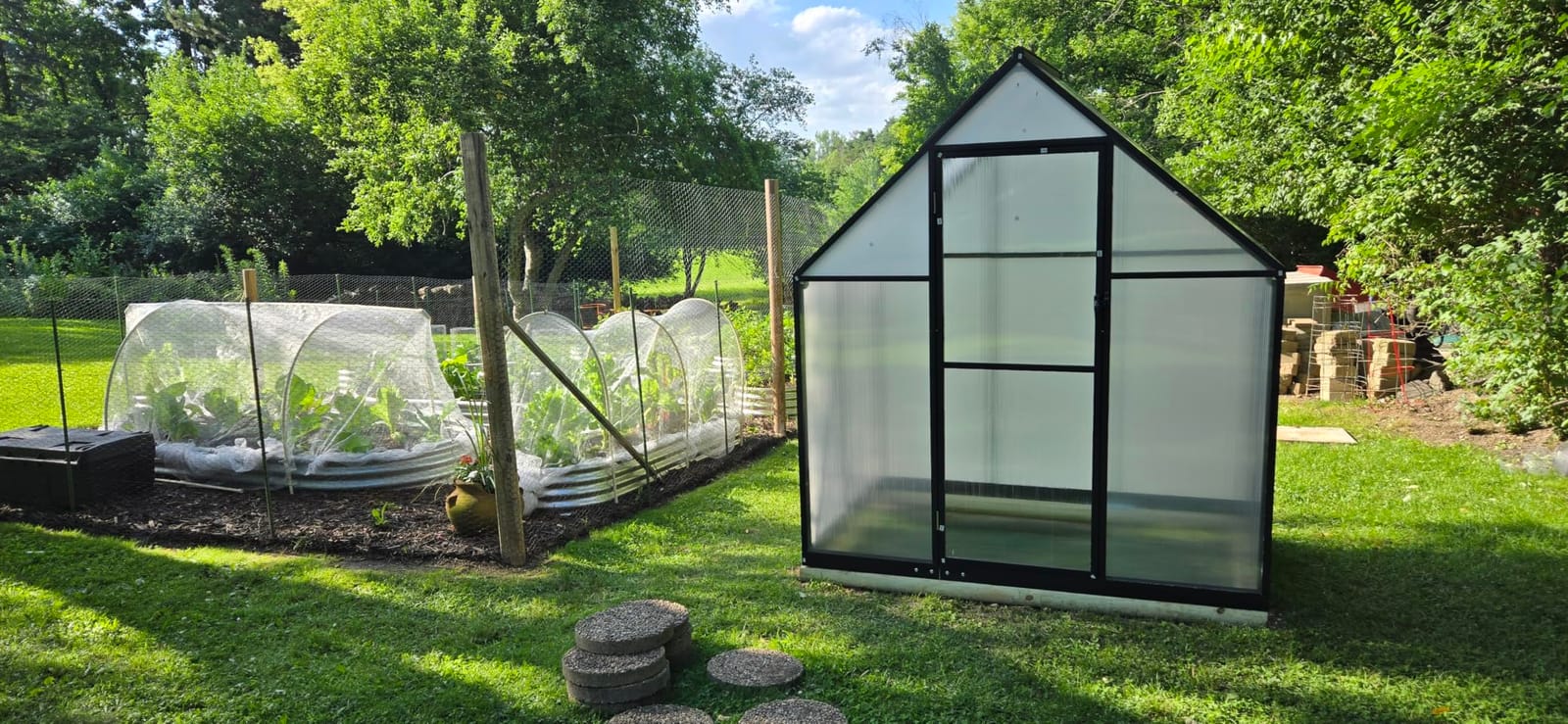 6x8 FT Greenhouse with Hygrometer, Windproof Warm Plant Green Houses customer photo 2