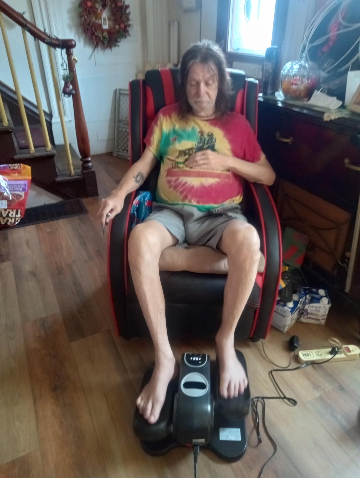 MERACH Under Desk Elliptical, Leg Exerciser While Sitting for Seniors customer photo 1