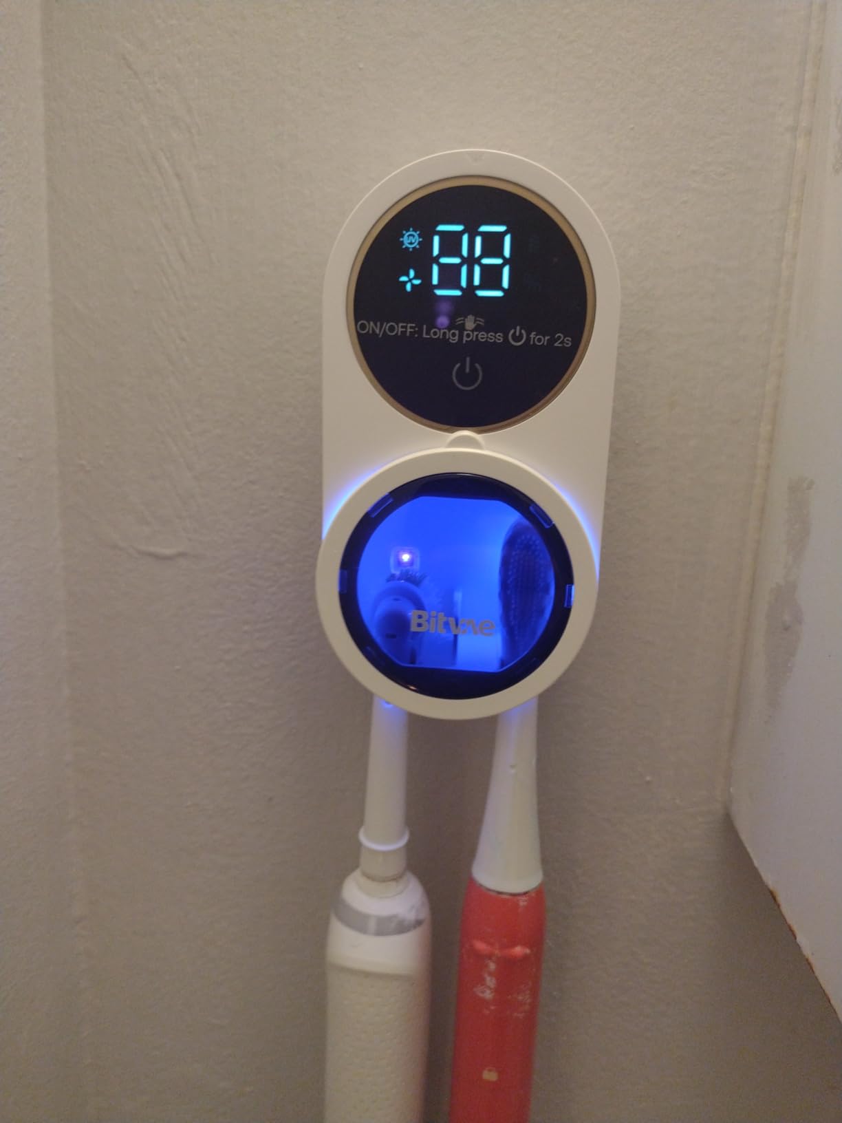 Bitvae Upgraded Tooth Brush Holder for Bathroom 2.0 Infrared Sensing customer photo 1