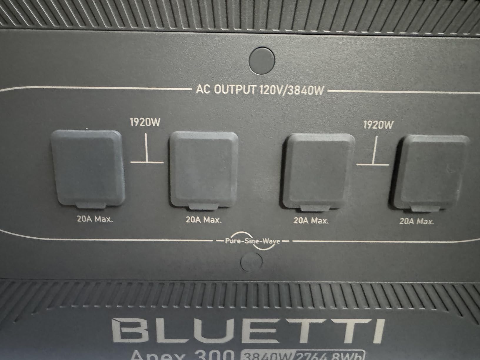 BLUETTI Apex 300 Portable Power Station 2764.8Wh 3840W LFP Solar Generator customer photo 1