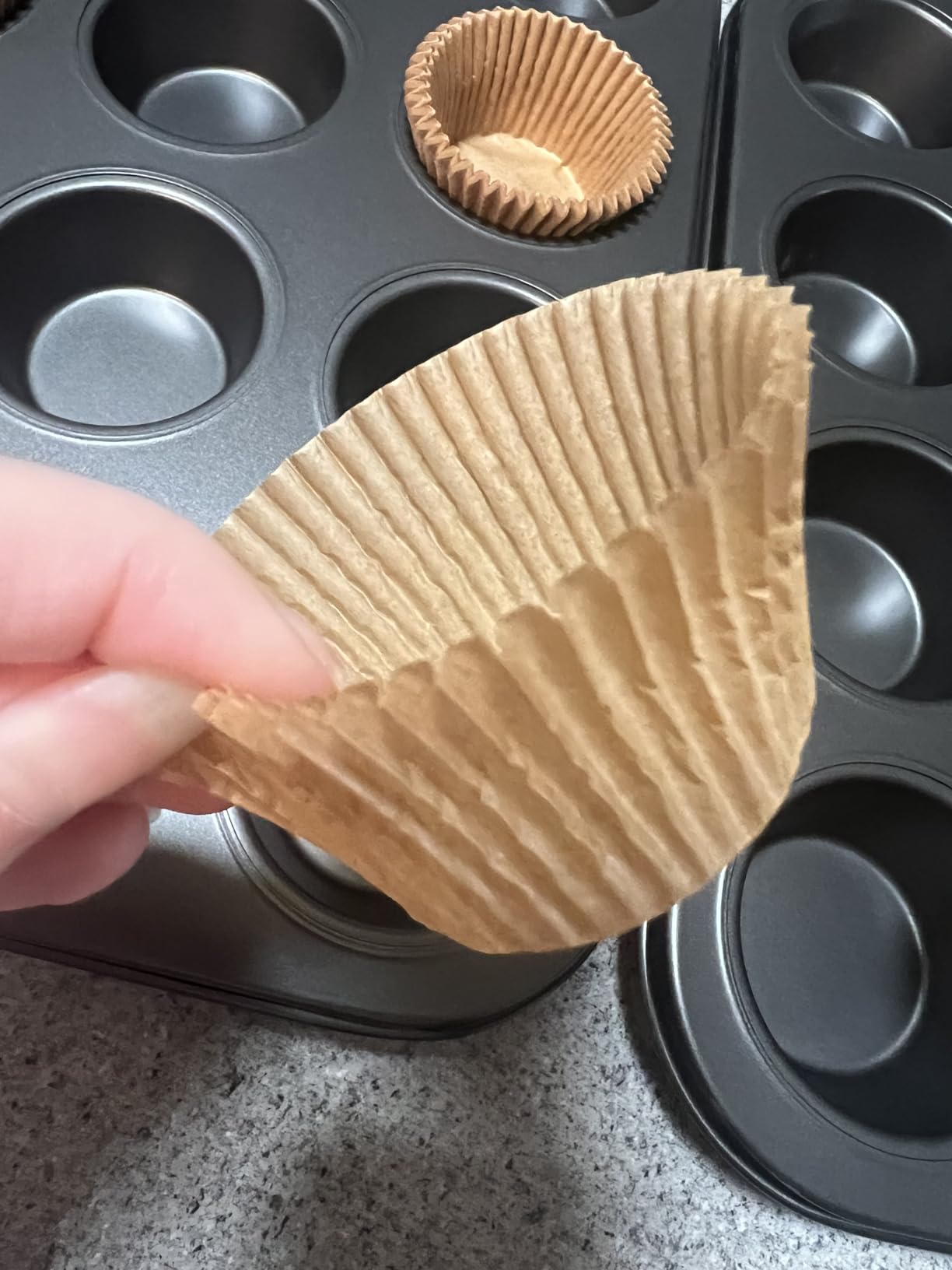 Bake Choice 2 Muffin Pan for Baking, Standard Cupcake Pan with 100 Liners customer photo 1