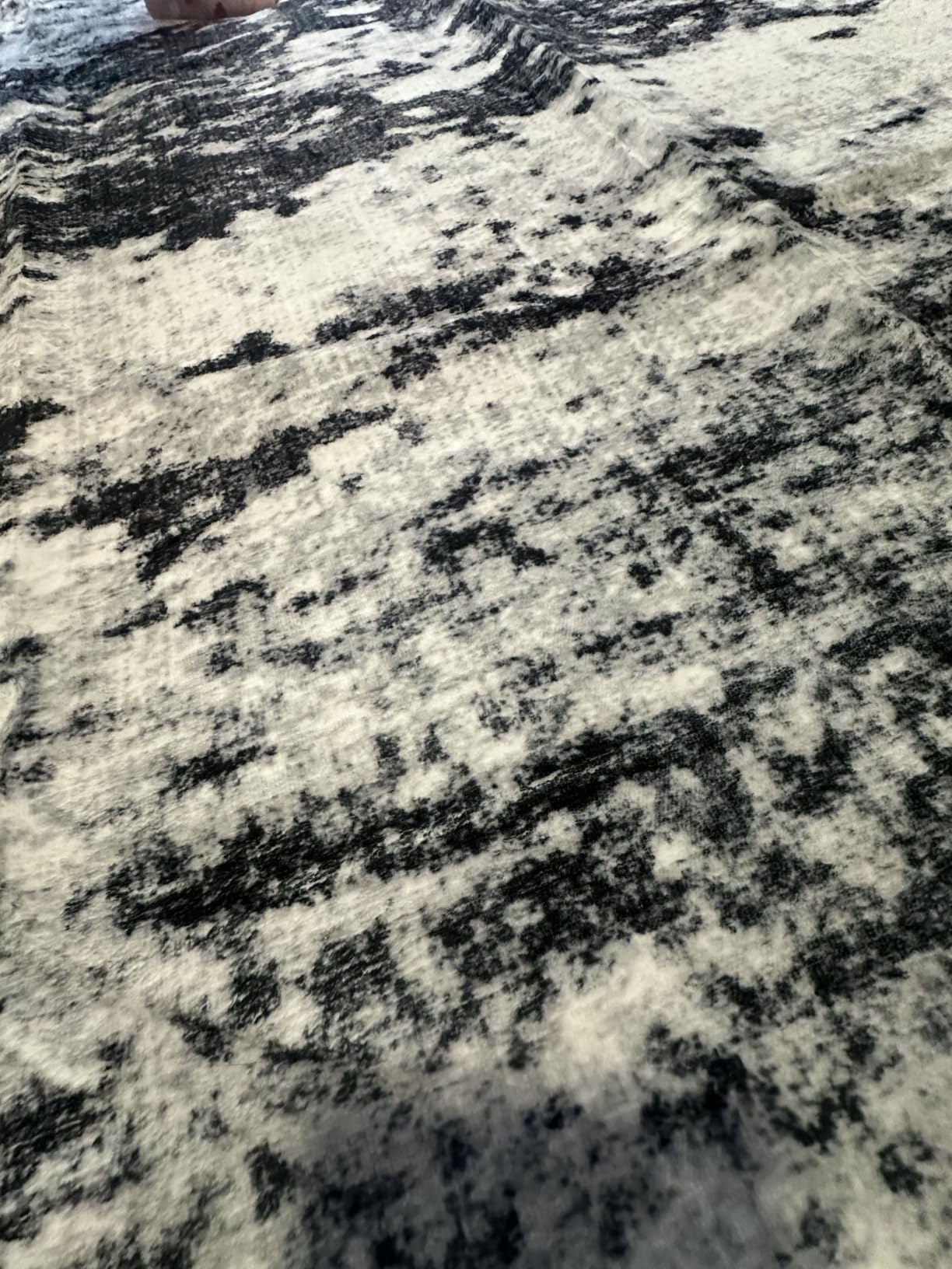 5x7 Area Rug Living Room: Modern Washable Indoor Carpet Black | For Bedroom Dining Room Farmhouse Nursery Hallway Office, Modern Abstract, Machine washable, Non-Slip, Stain Resistant, Indoor customer photo 2