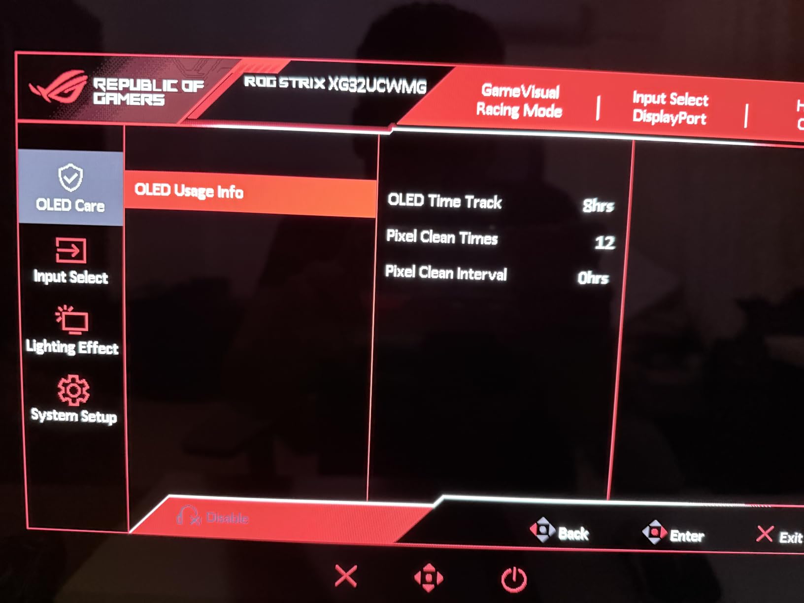 ASUS ROG XG32UCWMG 32 Inch 4K 240Hz Glossy OLED G-SYNC Gaming Monitor | Dual Mode FHD 480Hz,TrueBlack Glossy OLED, 0.03ms, DisplayHDR 400, 99% DCI-P3, FreeSync Premium, Auto KVM for PS5 and Xbox customer photo 1