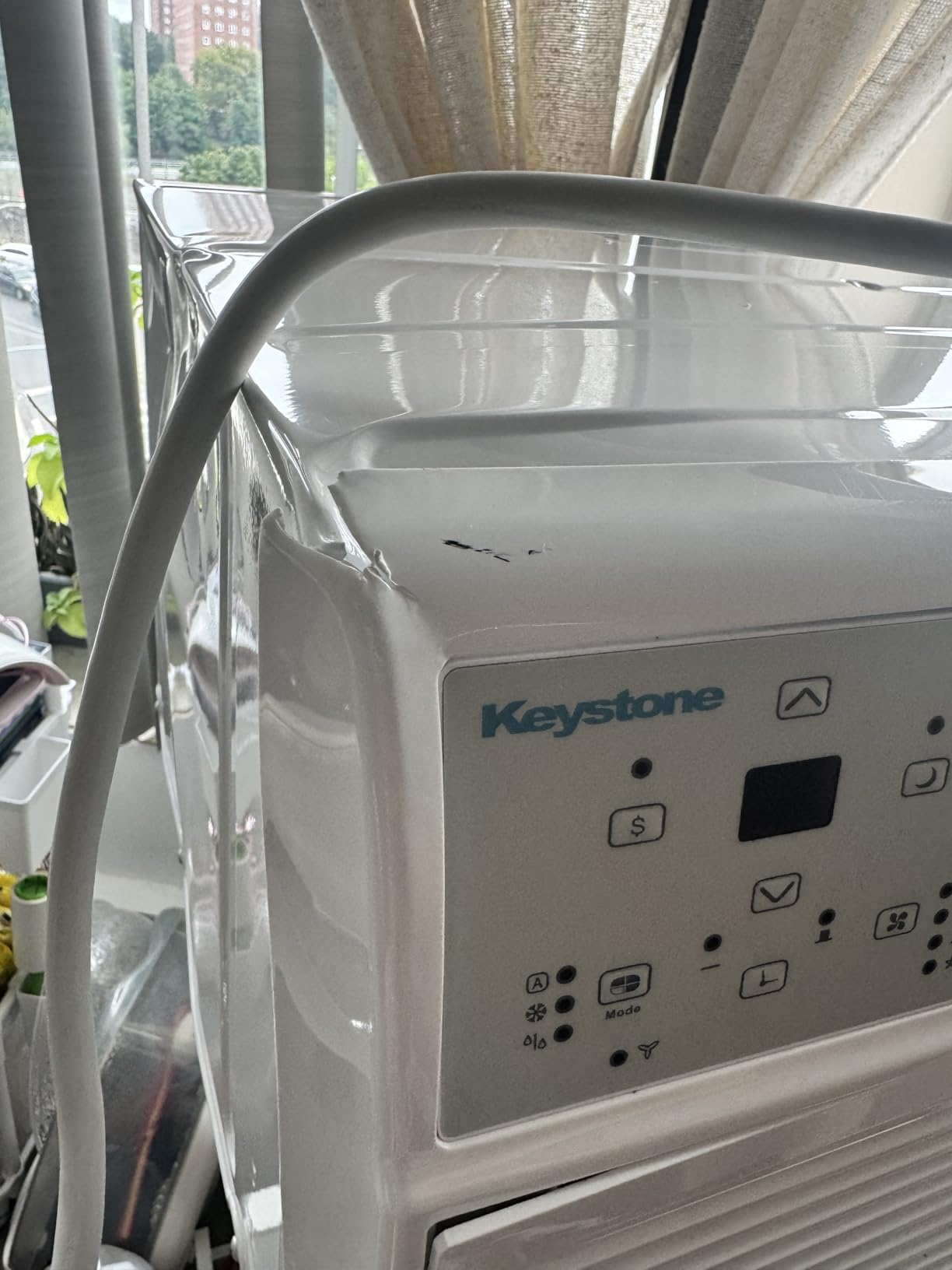 Keystone 12,000 BTU Wall Mounted AC Unit and Dehumidifier up to 550 Sq. Ft. | 115V, Remote Control , Wall Mounted, Quiet, High Efficiency AC for Bedroom, Bathroom, Nursery, and Medium Sized Rooms customer photo 1