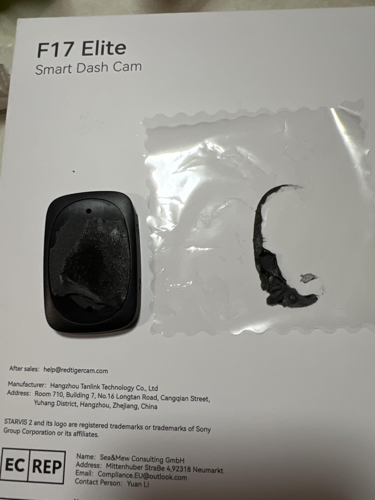 REDTIGER F17 Elite 4K Dash Cam 3 Channel, STARVIS 2 IMX678 & IMX675, 128GB Card, Full Night Color, 4K+2.5K+1080P Front and Rear Inside, Voice Control, 5GHz WiFi-30MB/s Download, GPS, HDR, Parking Mode customer photo 2