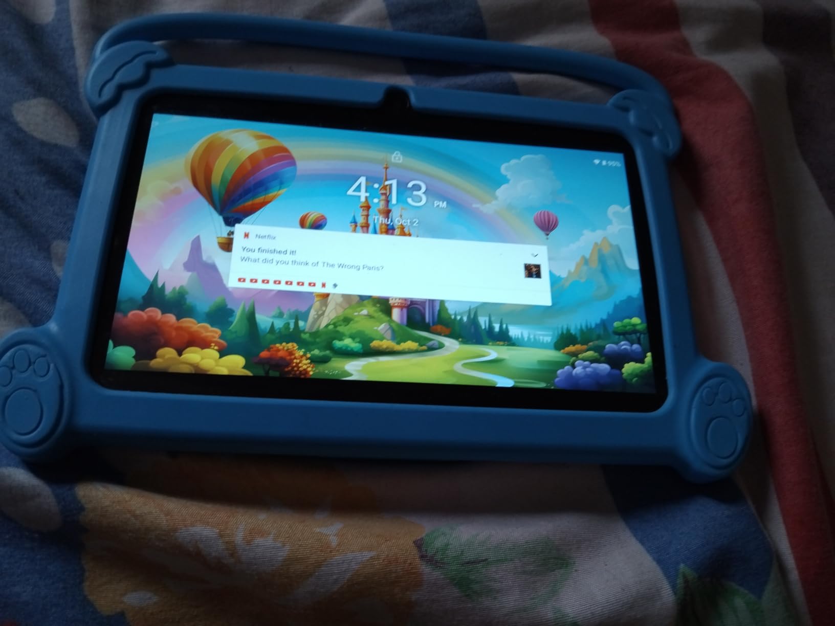 DIGITHINK Kids Tablet 7 inch 3-9 with Protective Case, 4GB (2GB+2GB Expand) RAM 32GB ROM, Toddler Tablets, Andriod Educational Learning Device,Prarent Control, Netflix,YouTube,aiwawa apps (Rose Red) customer photo 1