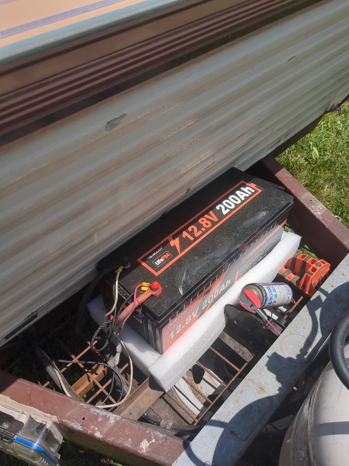 24V 100Ah LiFePO4 Lithium Battery with 100A BMS 2560Wh 15000+ Deep Cycles customer photo 1