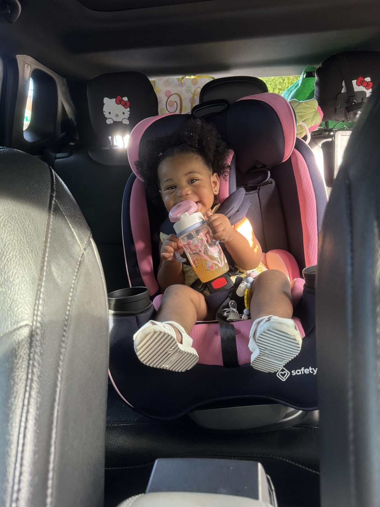 Safety 1st Grow and Go All-in-One Convertible Car Seat, Rear Facing, 5-40 lbs, Forward Facing (30–65 lbs), High Back Booster Seat 40-100 pounds, Black Phantom customer photo 2