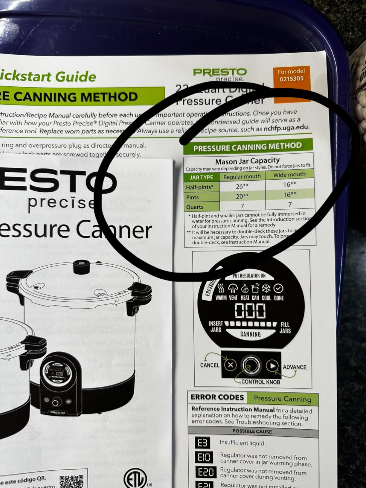 Presto 02153 23-Quart Digital Pressure Canner customer photo 1