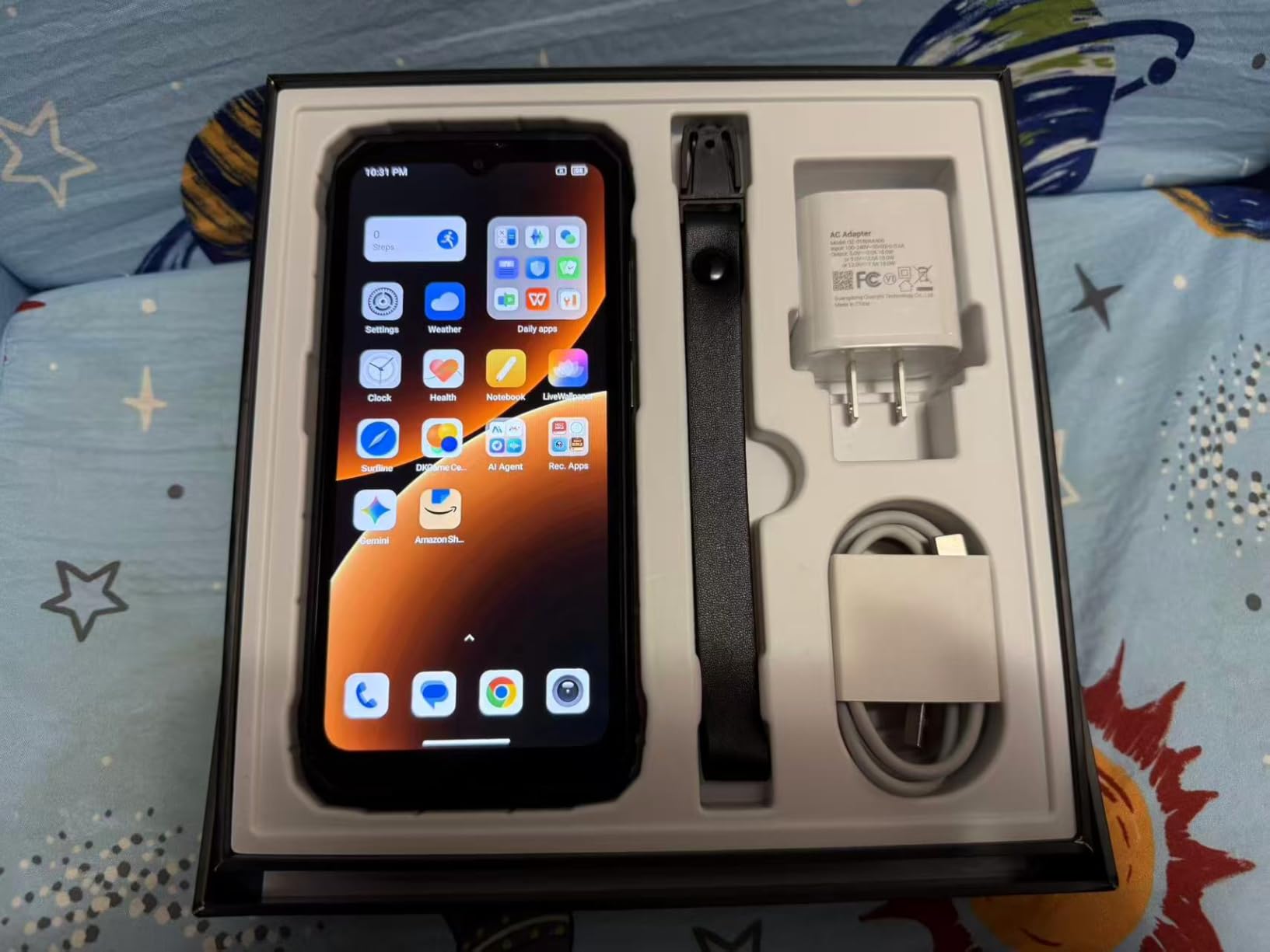 Blackview Rugged Phone Android 16, 10000mAh Battery 12GB+128GB/2TB Expand Gemini AI 6.56 Inch 90Hz 4G T-Mobile Dual SIM IP69K Waterproof Rugged Smartphone Unlocked Fingerprint/NFC/OTG/GPS customer photo 2