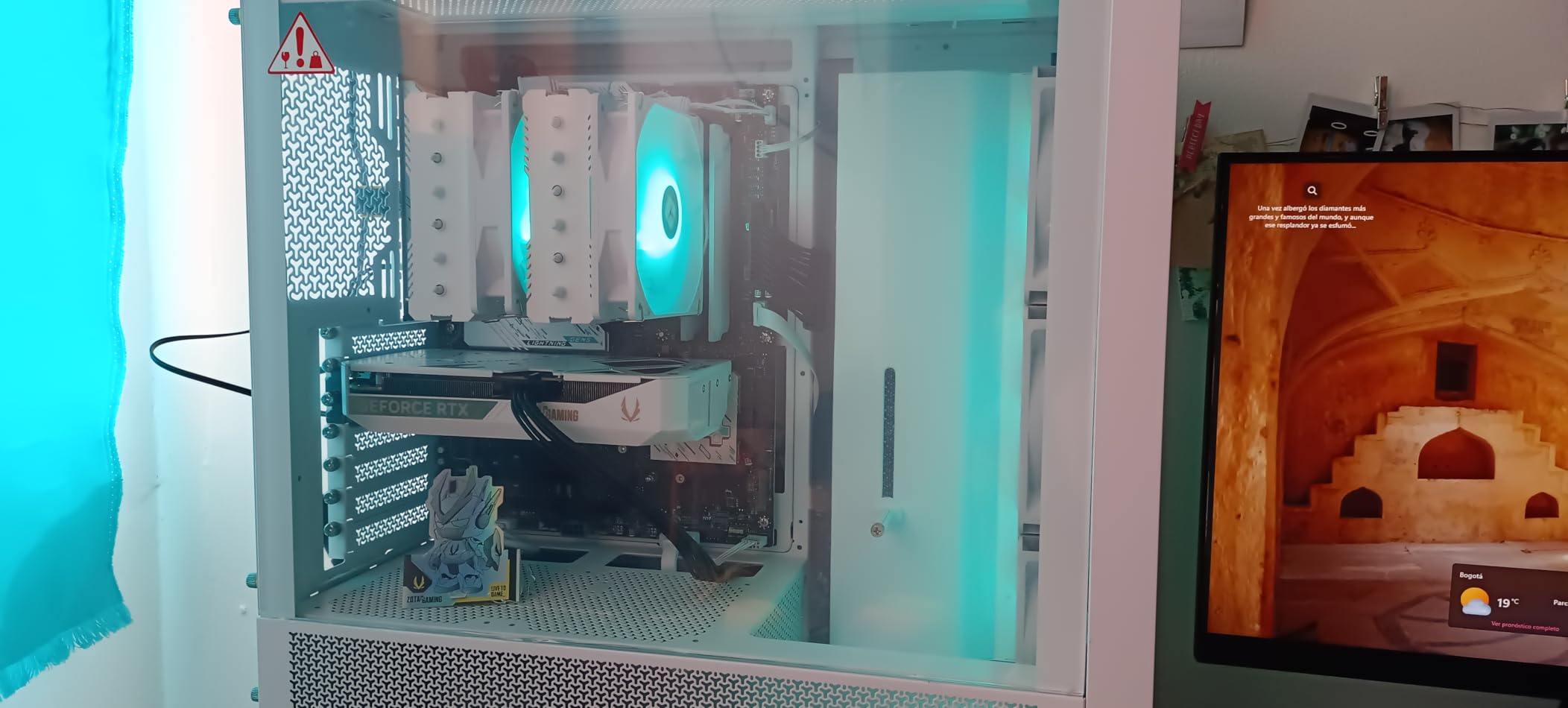 ZOTAC Gaming GeForce RTX 5060 Ti 16GB Twin Edge OC White Edition DLSS 4 16GB GDDR7 128-bit 28 Gbps PCIE 5.0 Gaming Graphics Card, IceStorm 2.0 Cooling, SFF-Ready, ZT-B50620Q-10M customer photo 1