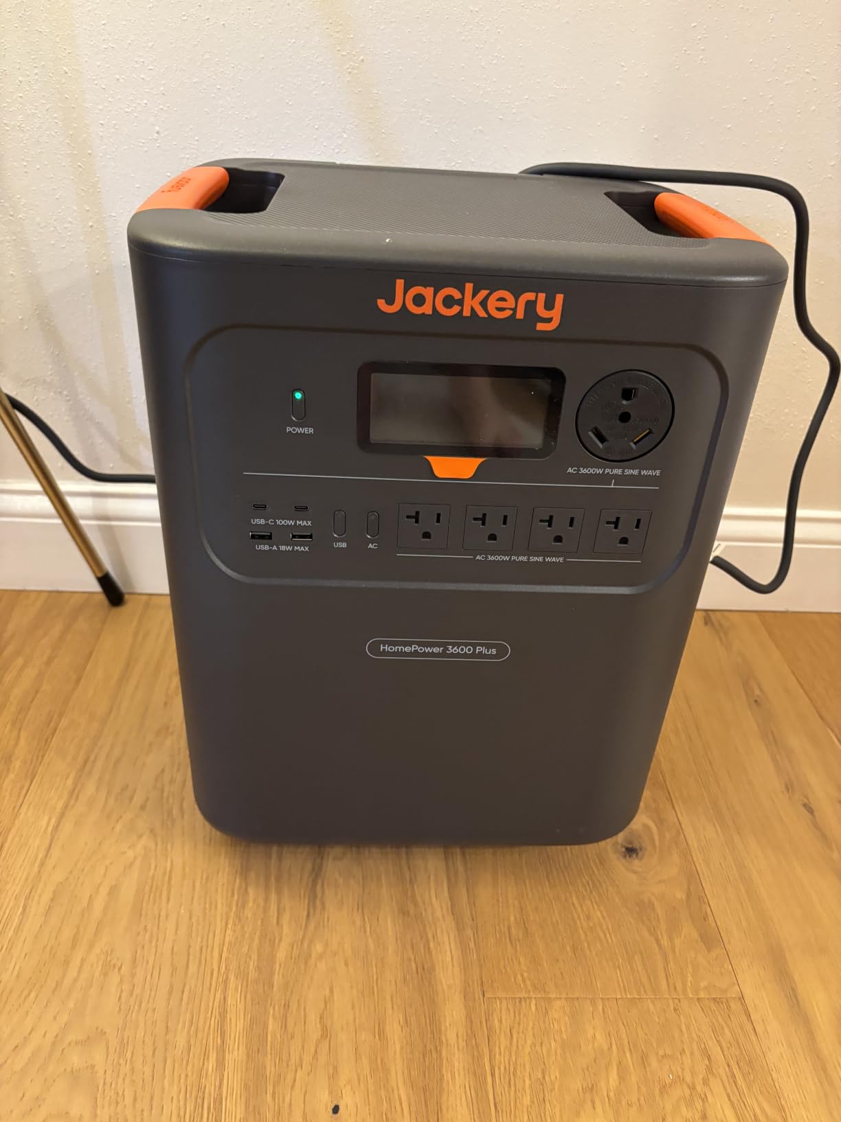 Jackery HomePower 3600 Plus Portable Power Station, 3600W AC Output, 3584Wh LFP Solar Generator, Expandable up to 21kWh customer photo 2