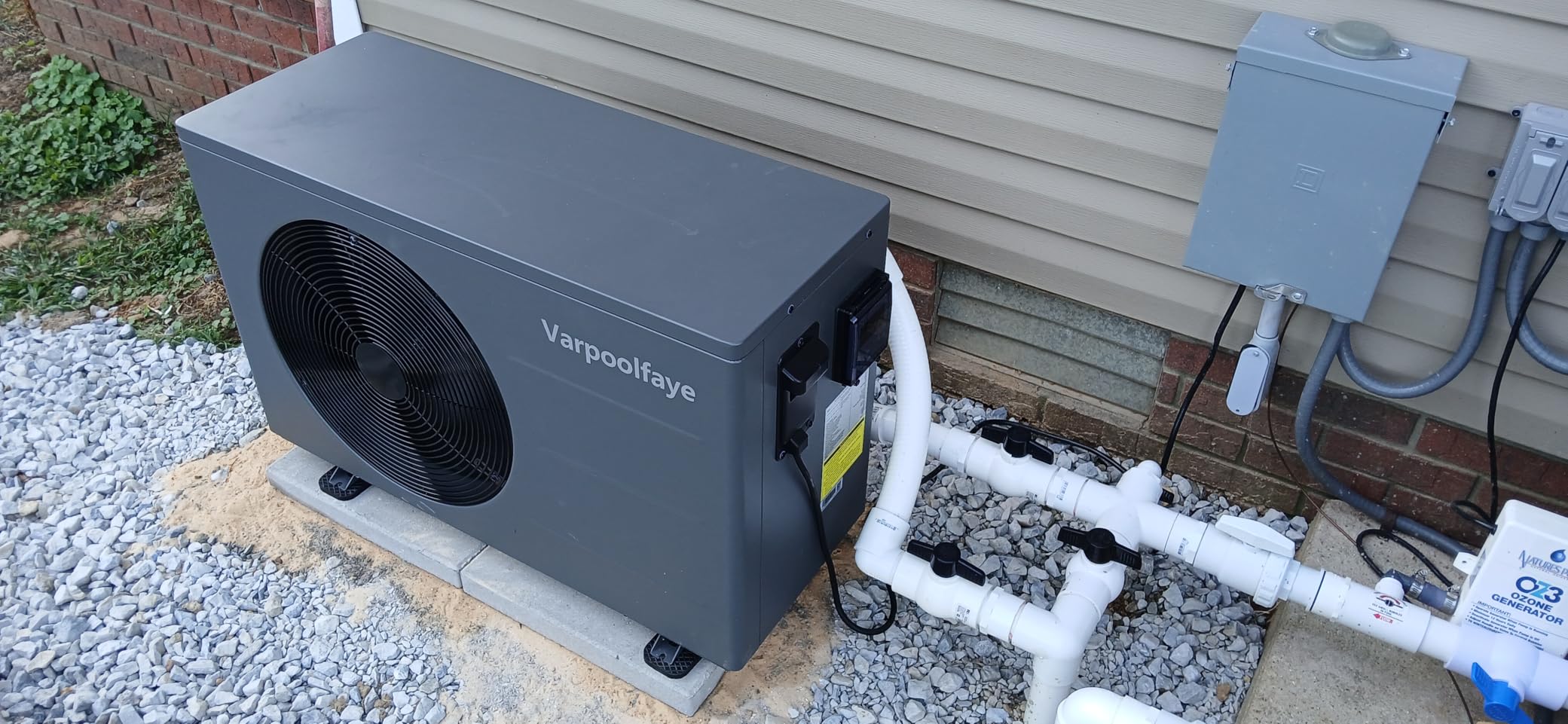 65,000 BTU Inverter Pool Heat Pump for Inground Pools 220V customer photo 1