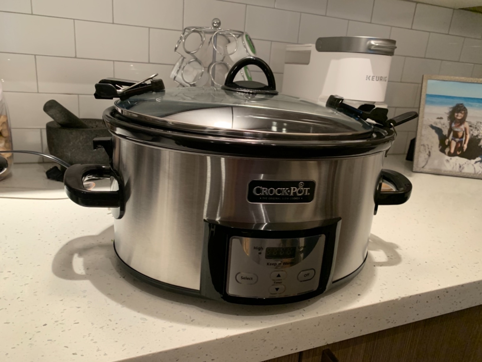 Crock-Pot® Design Series 7-Quart Programmable Slow Cooker, Morning Haze Blue customer photo 2