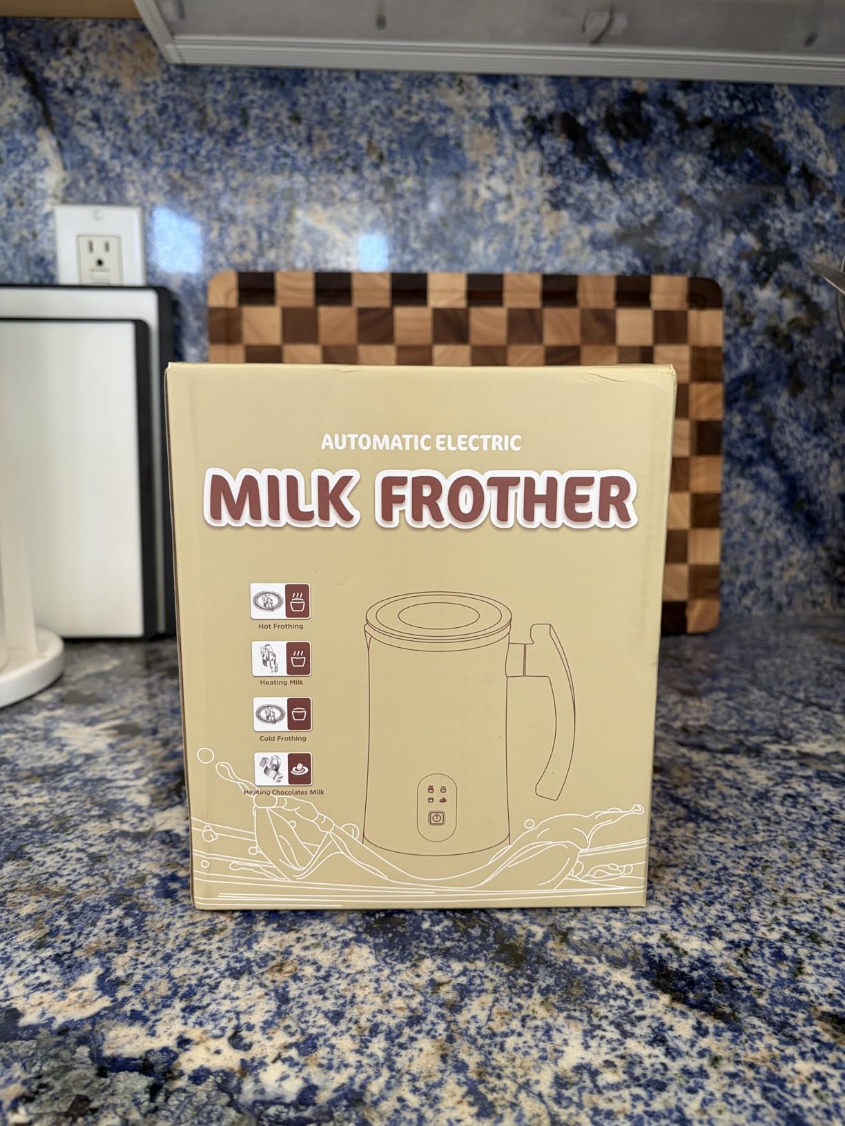 Electric Milk Frother, 4 in 1 Milk Steamer,11.8oz/350ml Automatic Warm and Cold Foam Maker for Coffee,Latte, Cappuccino, Macchiato, Hot Chocolate customer photo 1