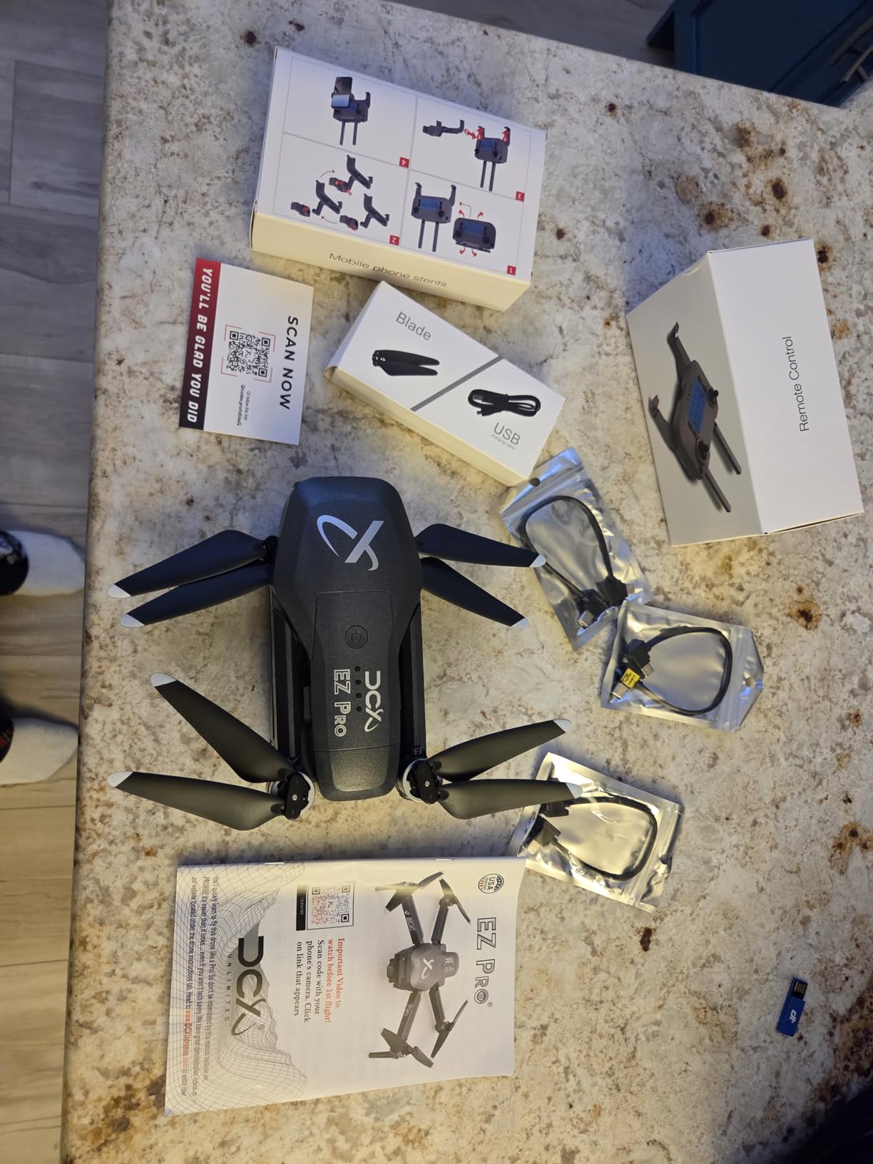 DCX EZ Pro Drones with Camera for Adults 4K, Obstacle Avoidance, GPS Auto Return Home, Beginner-friendly, 3-axis Gimbal, Follow Me Mode, Long Flight Time, FAA Remote ID customer photo 2