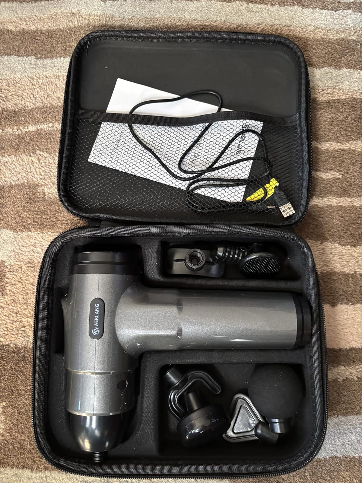 Massage Gun with Heat Massager Deep Tissue Muscle Massager Gifts for Men customer photo 1