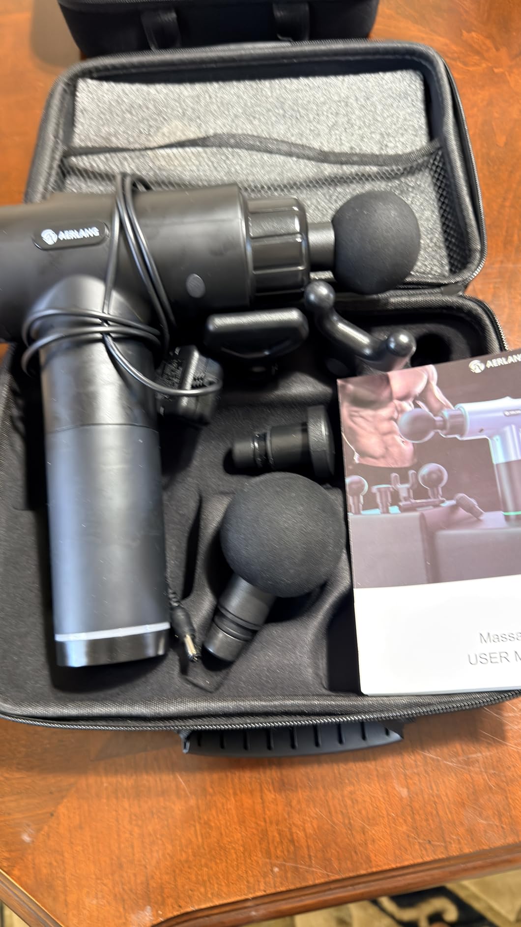 Massage Gun with Heat Massager Deep Tissue Muscle Massager Gifts for Men customer photo 2